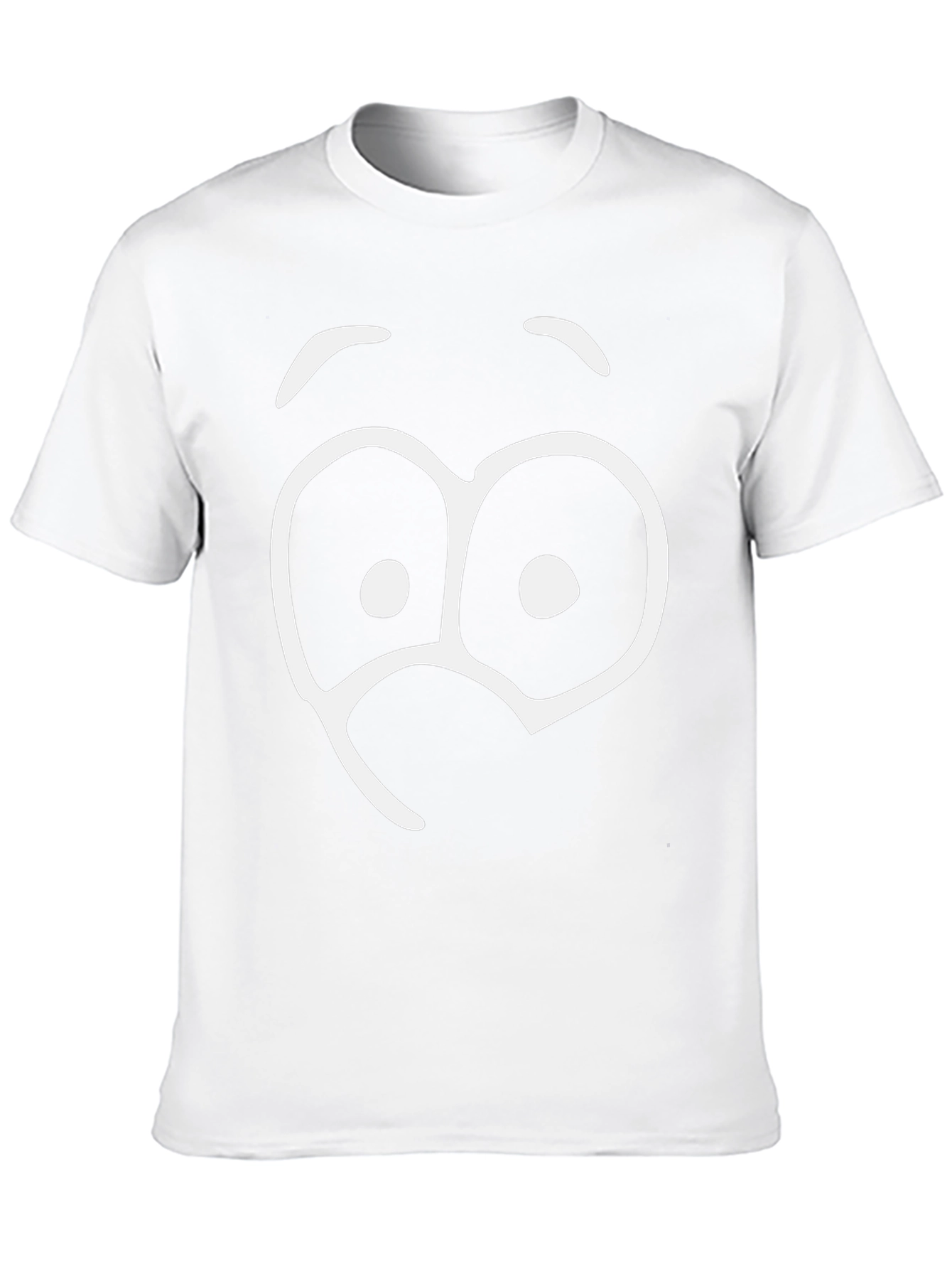 Funny Googly Eyes Graphic T-Shirt - Black