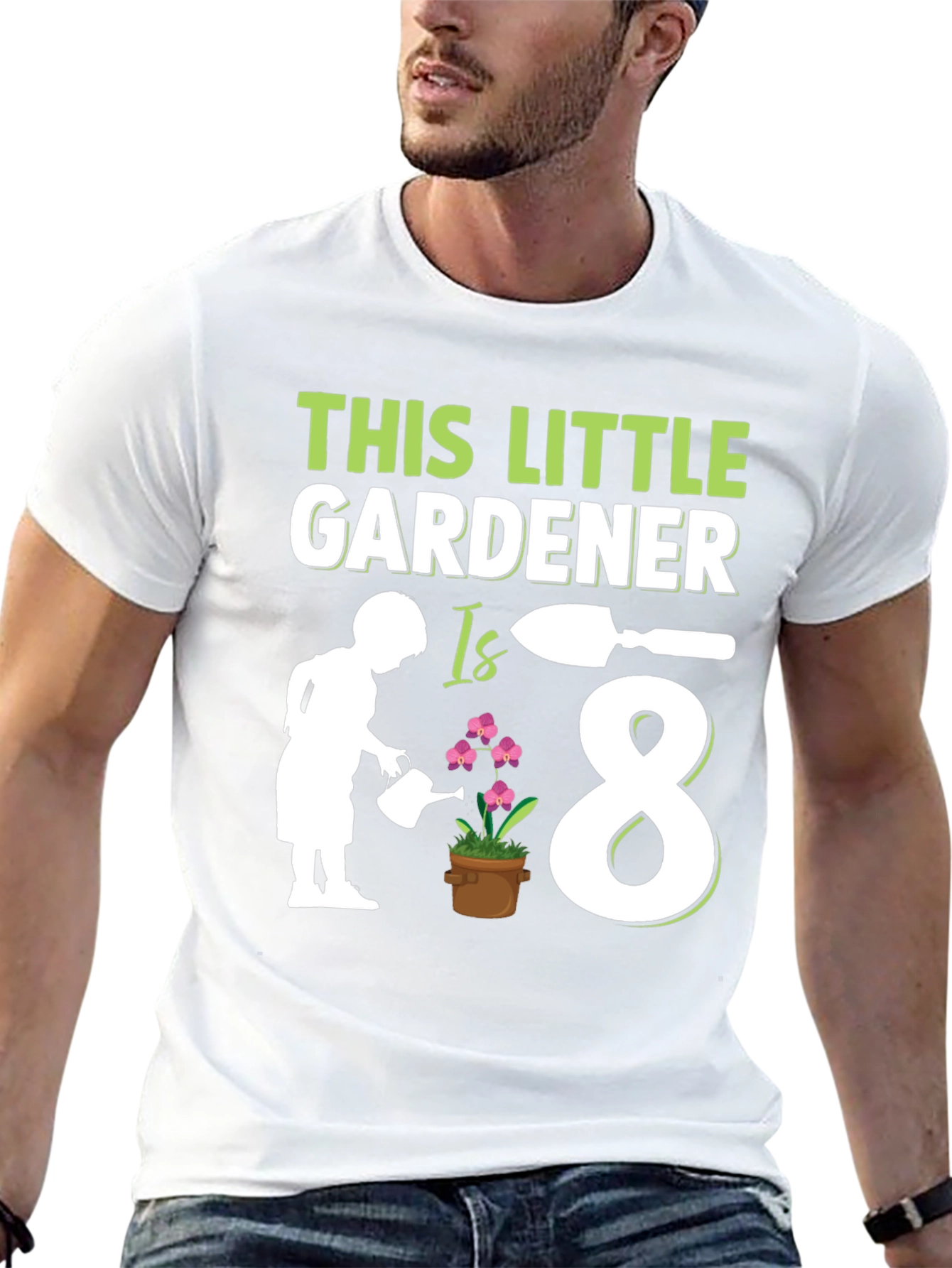 Little Gardener Birthday T-Shirt - Eighth Birthday Gift
