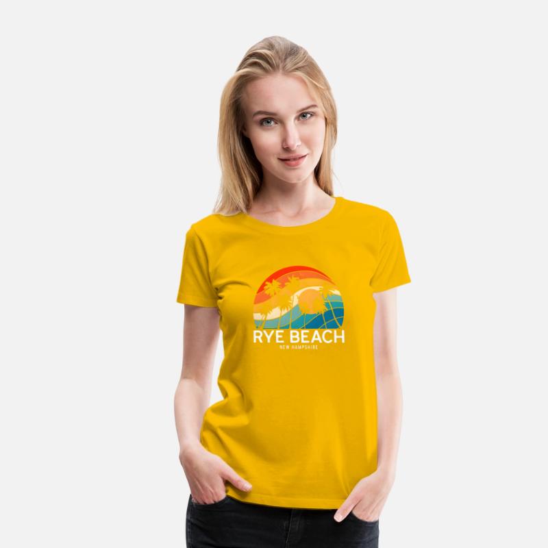 Rye Beach New Hampshire Palm Tree Tropical Beach