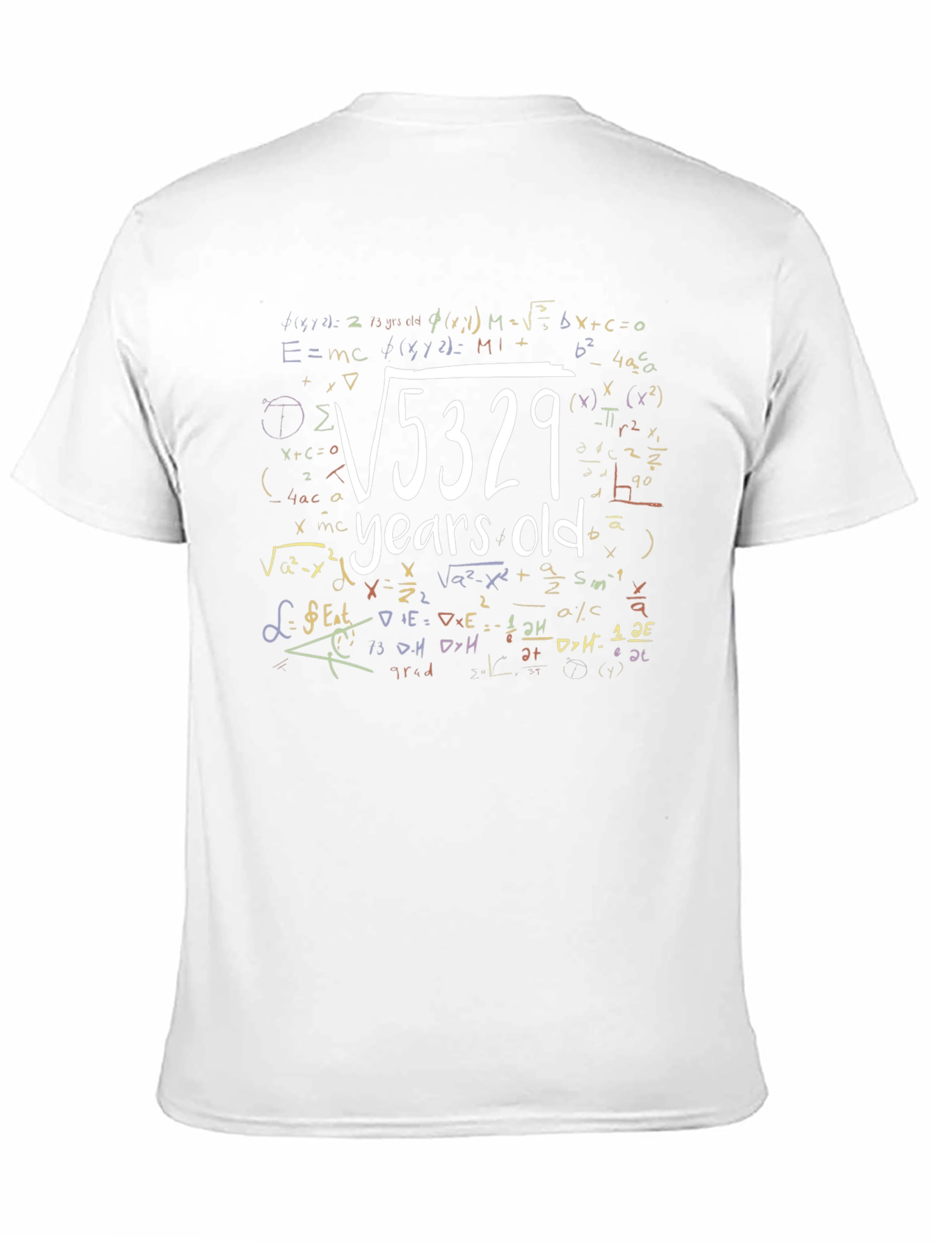 Funny Math 73rd Birthday T-Shirt for Him