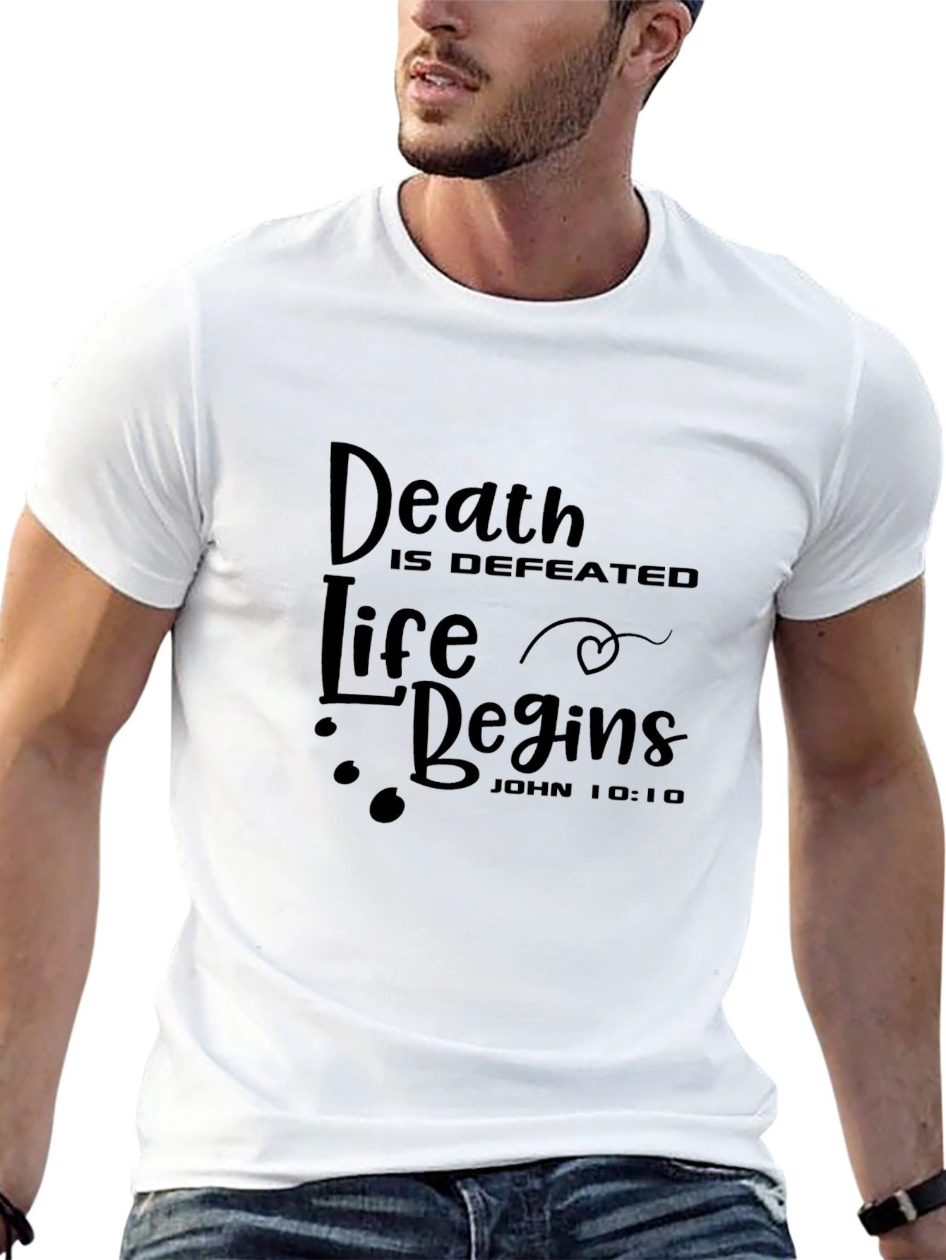 Death is Defeated Graphic Tee