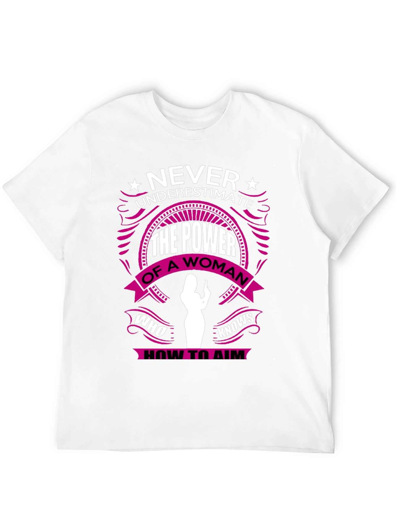 Never Underestimate Woman Power T-Shirt