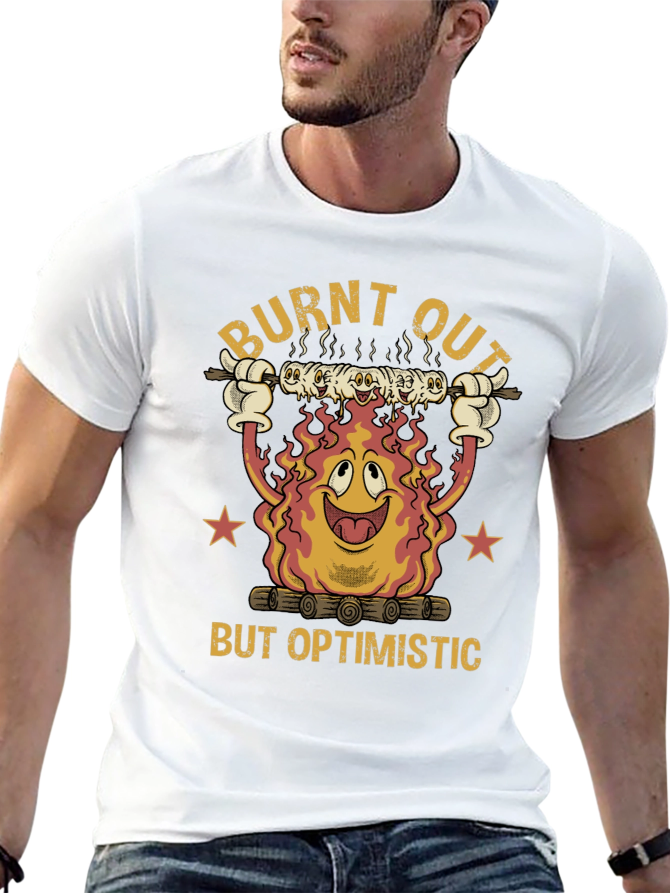 Burnt Out But Optimistic T-Shirt