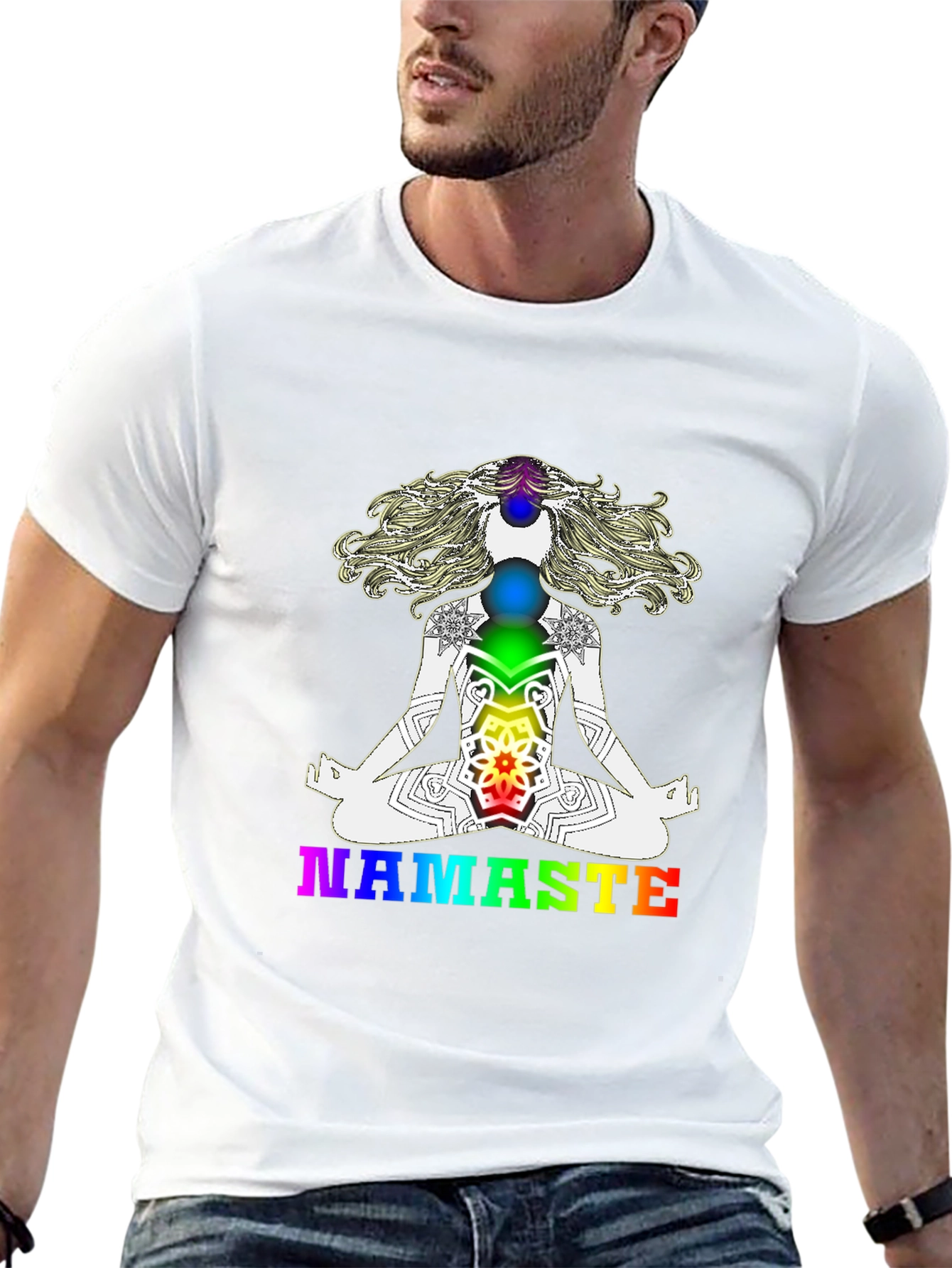 Namaste Yoga Chakra T-Shirt