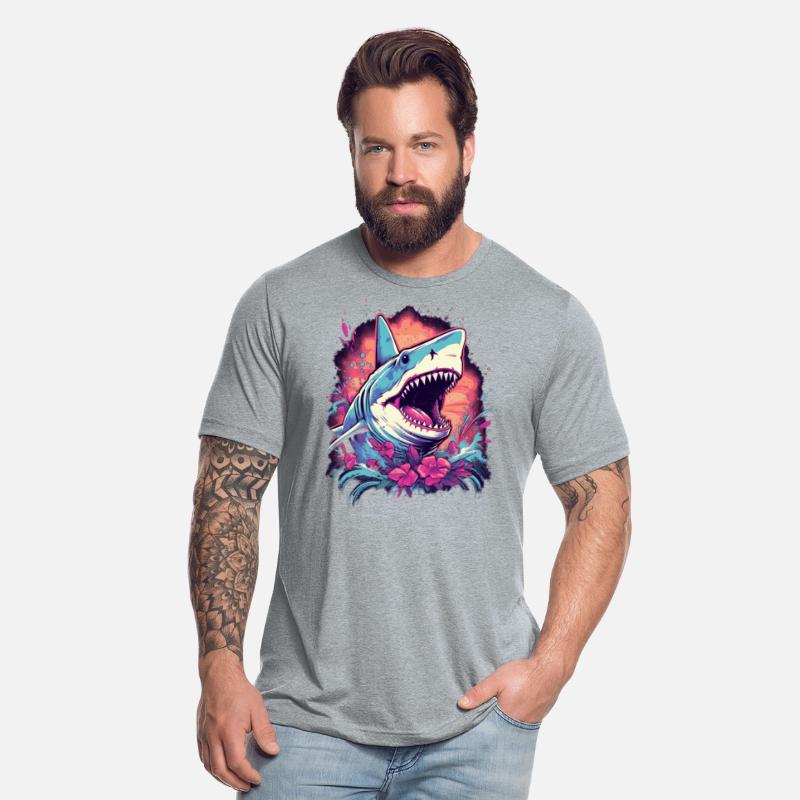 Shark Flowers Marine Explorer Diver Gift