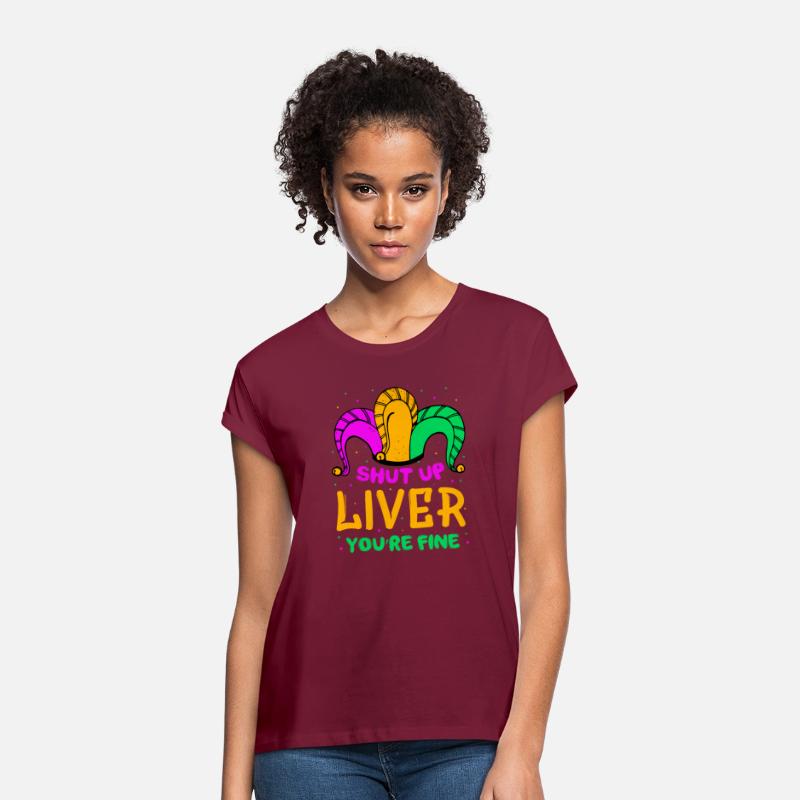 Shut Up Liver You're Fine Funny Mardi Gras Parade