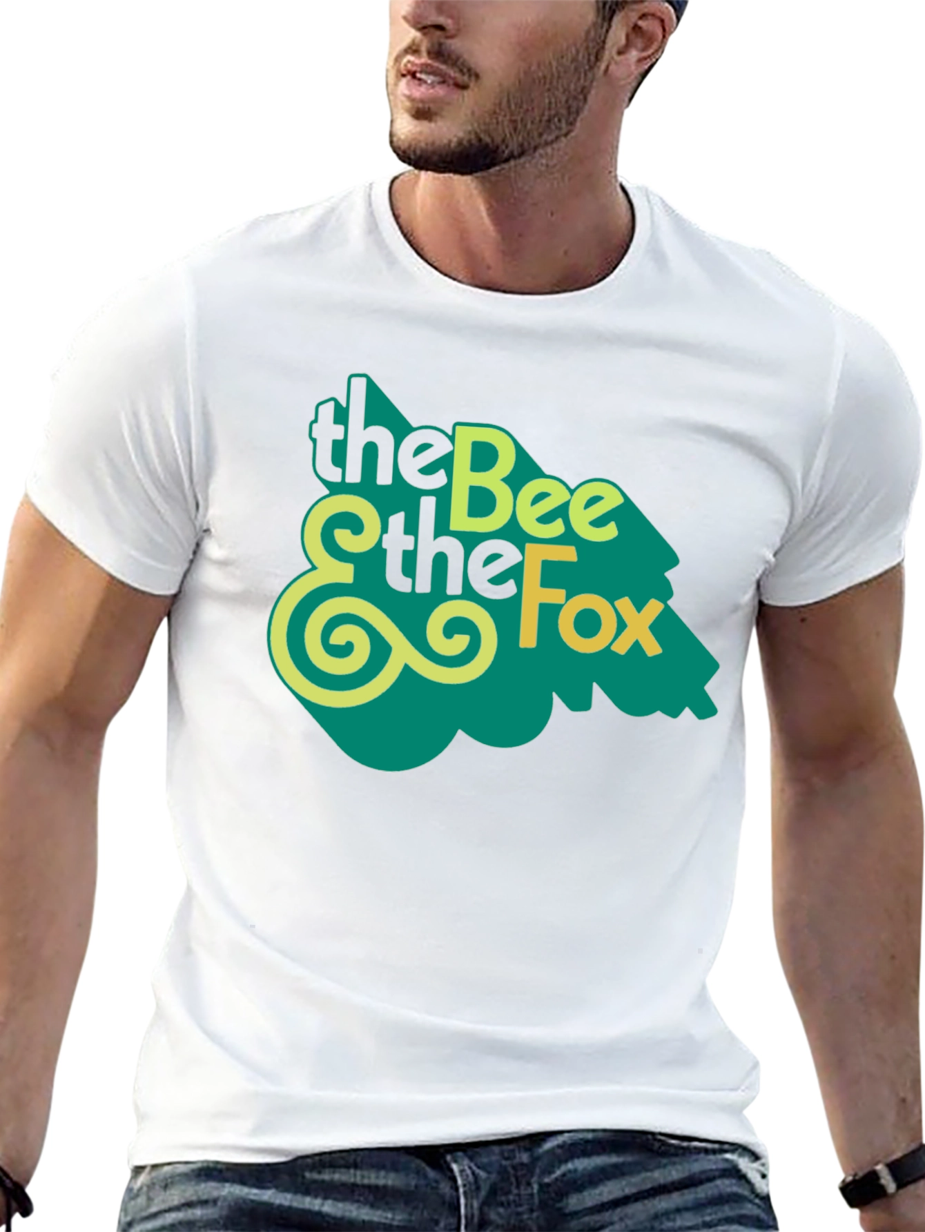 The Bee and The Fox T-Shirt - Black