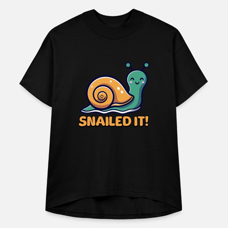 Snailed It! Cute Snail Cartoon!