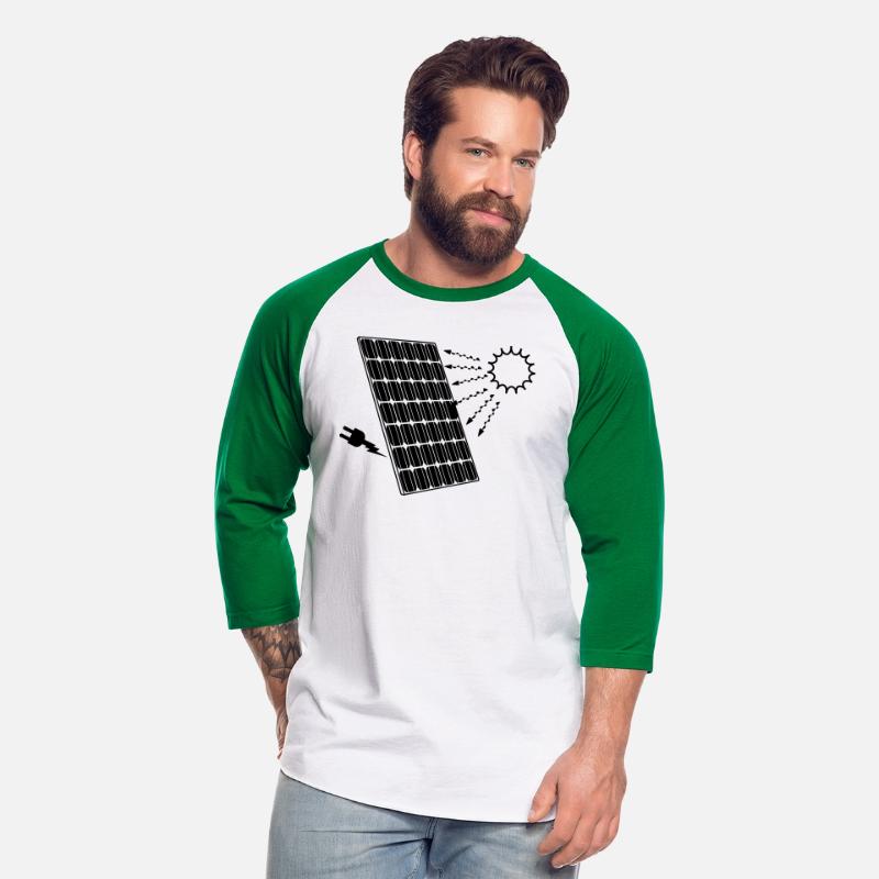 Solar panel with sun