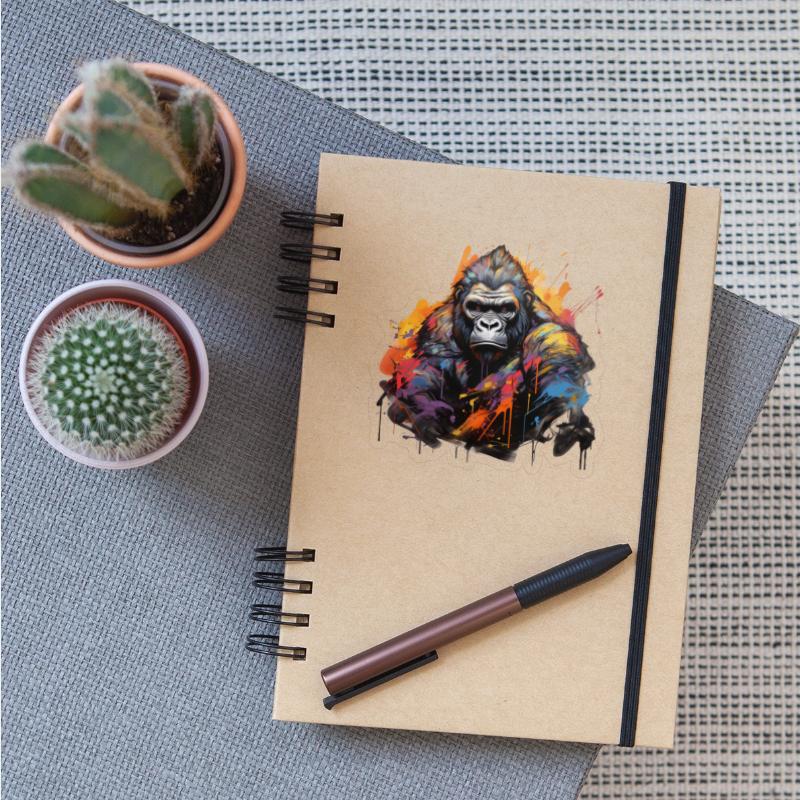 Stoic Gorilla. Quiet Power, Graffiti Style.
