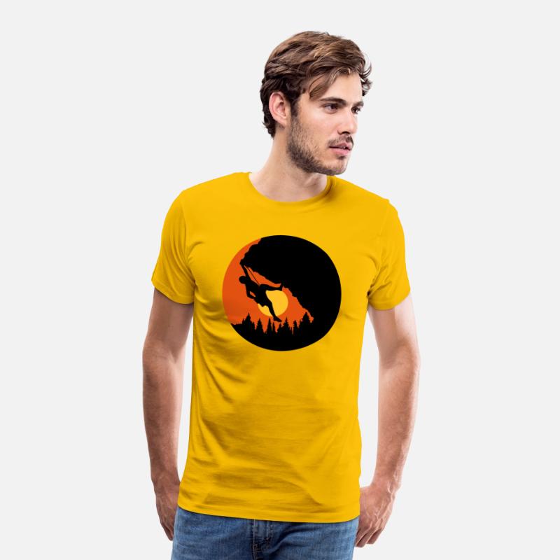 sun evening climbing silhouette