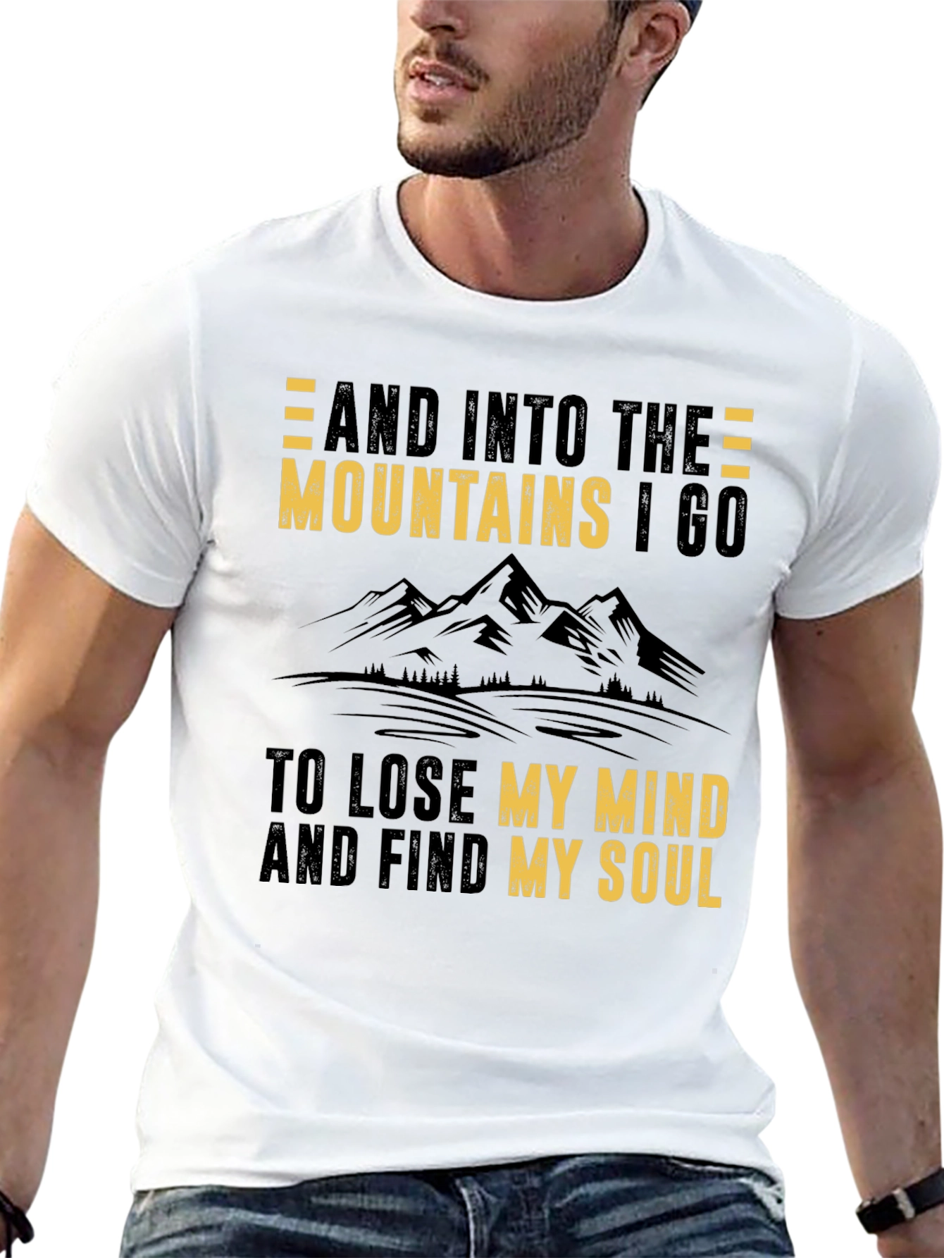 Mountains Graphic T-Shirt - Find Your Soul