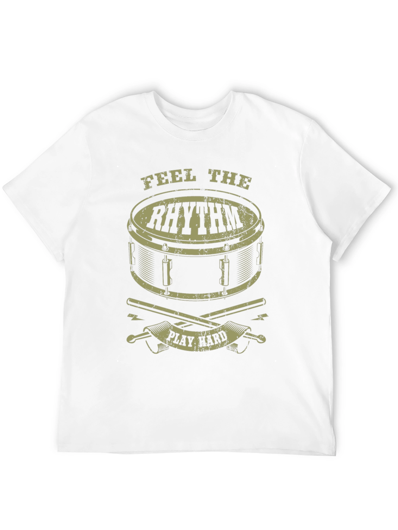 Feel the Rhythm Drum T-Shirt - Play Hard