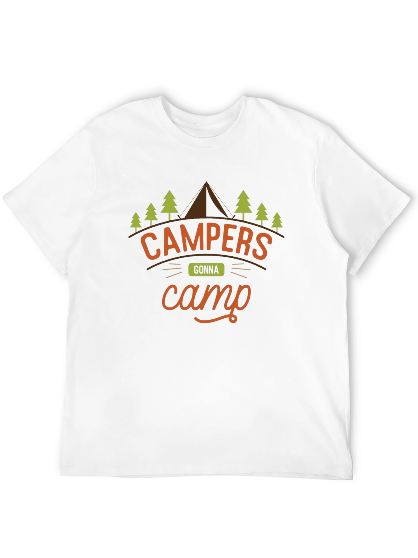 Campers Gonna Camp Graphic Tee - Black