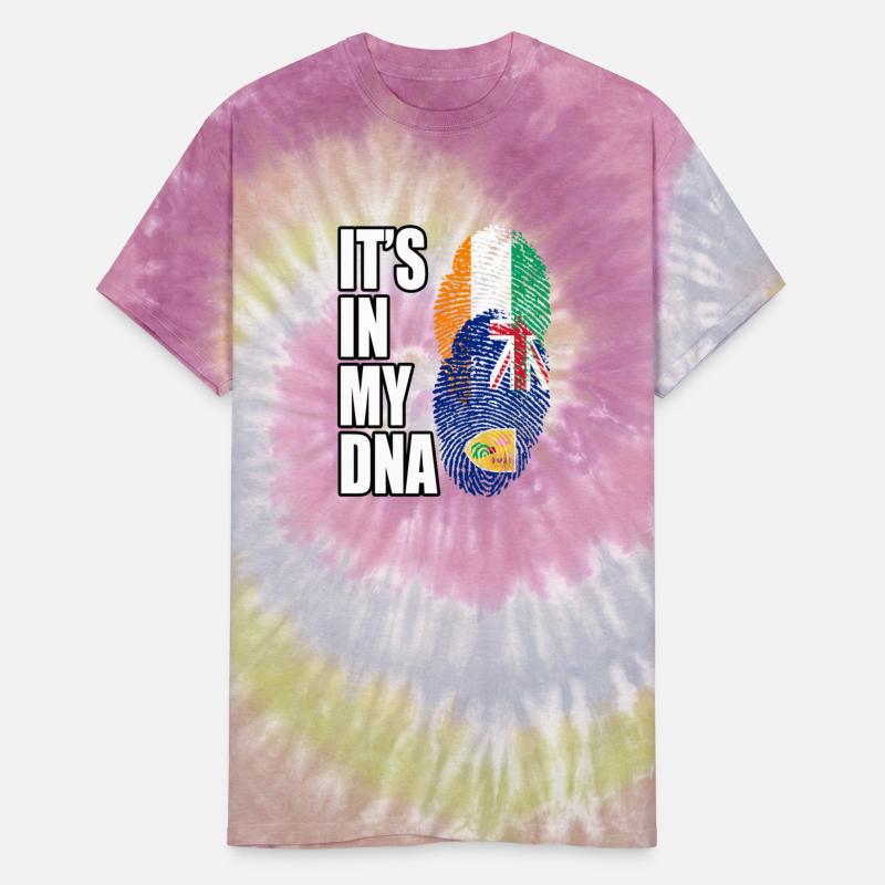 Turks Caicos And Ivorian Mix Heritage DNA Flag