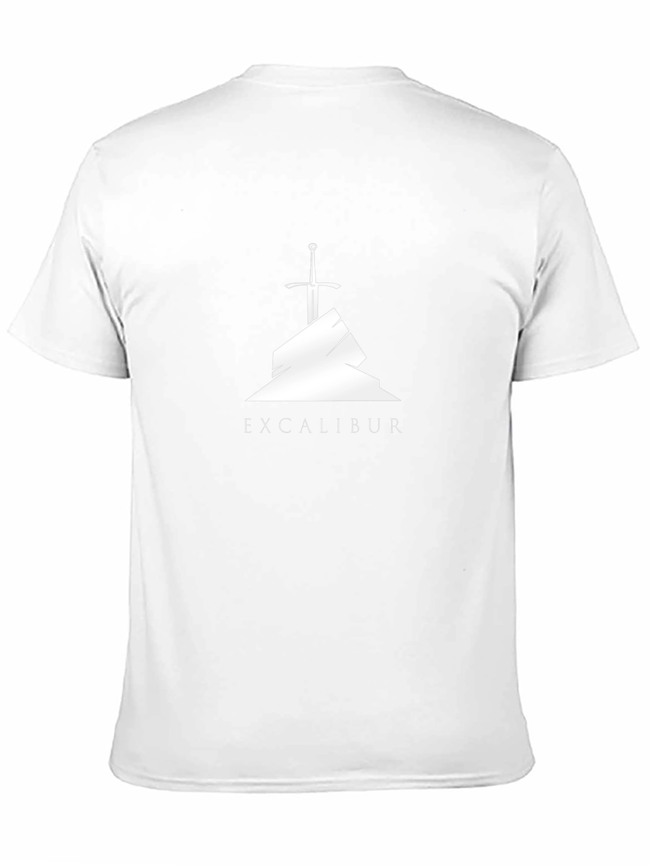 Excalibur Sword in Stone Graphic Tee - Black