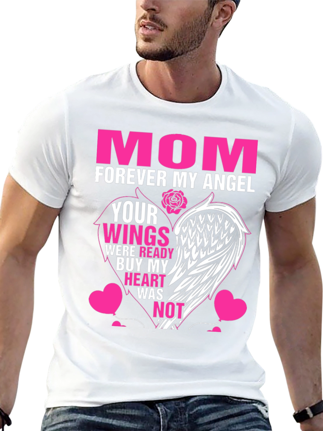 Mom Forever Angel Wings T-Shirt