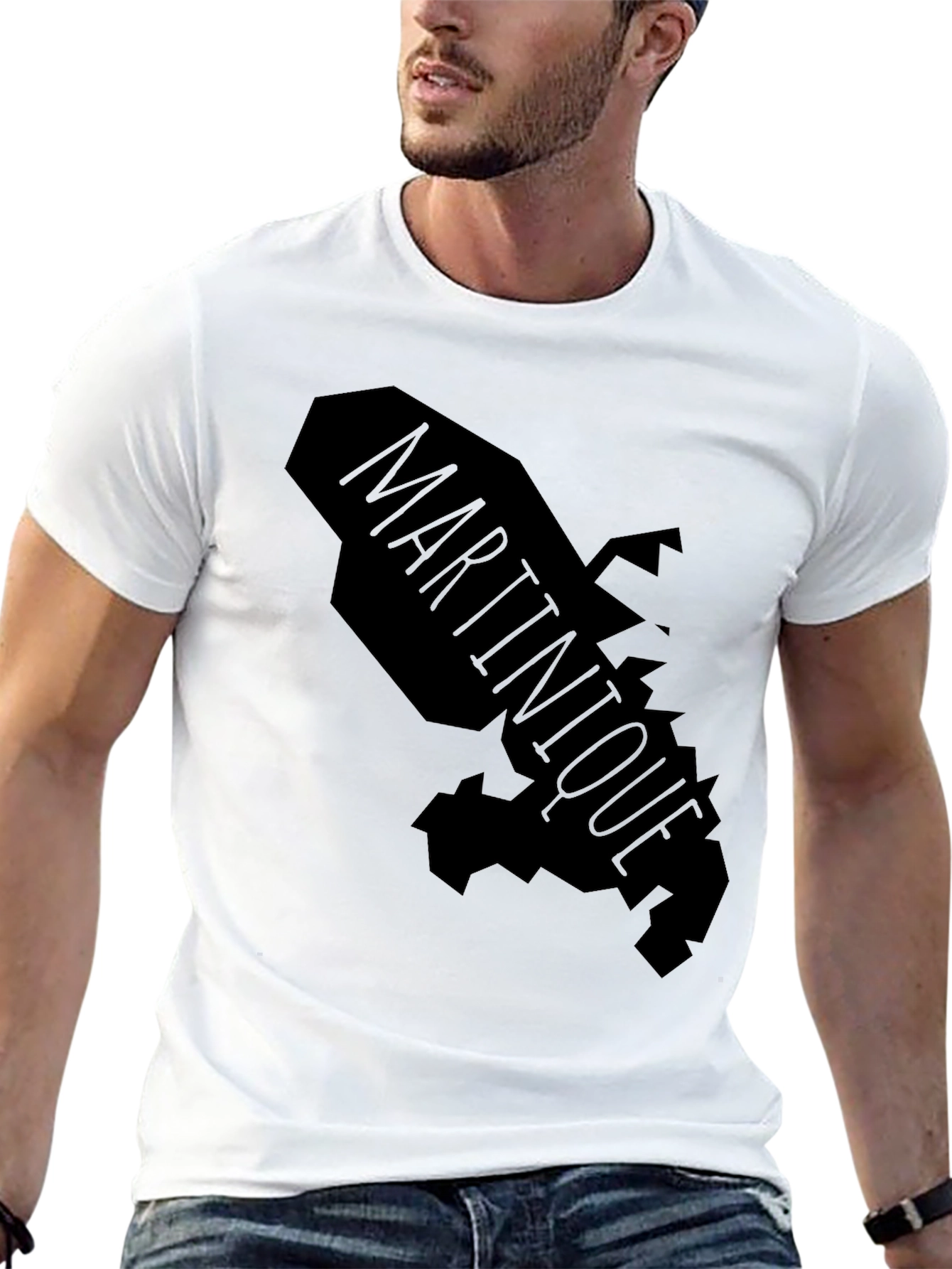 Martinique Map Tee - Island Pride T-Shirt