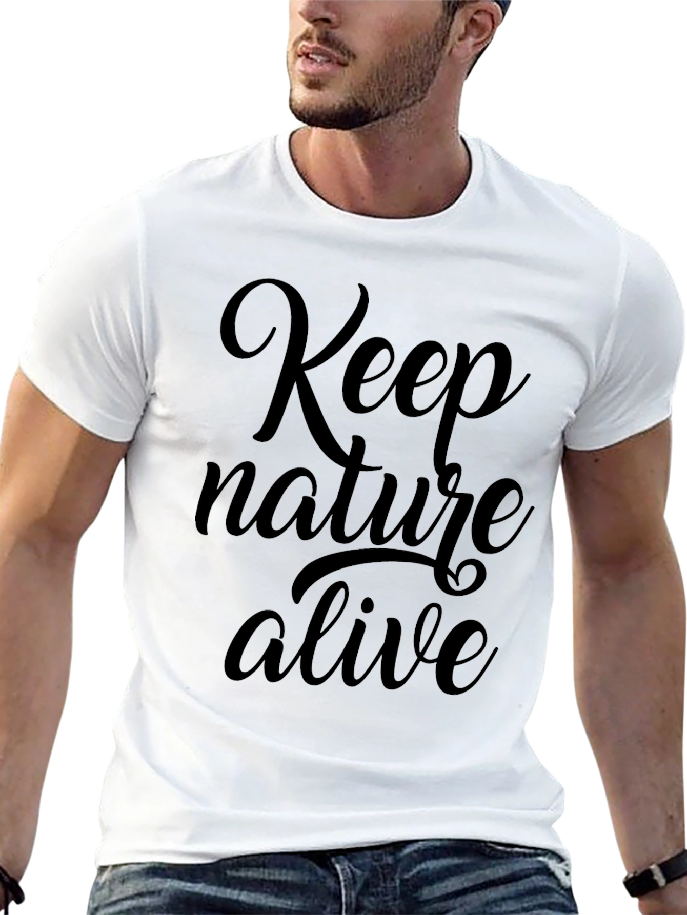Keep Nature Alive Graphic Tee - Eco-Friendly Fashion