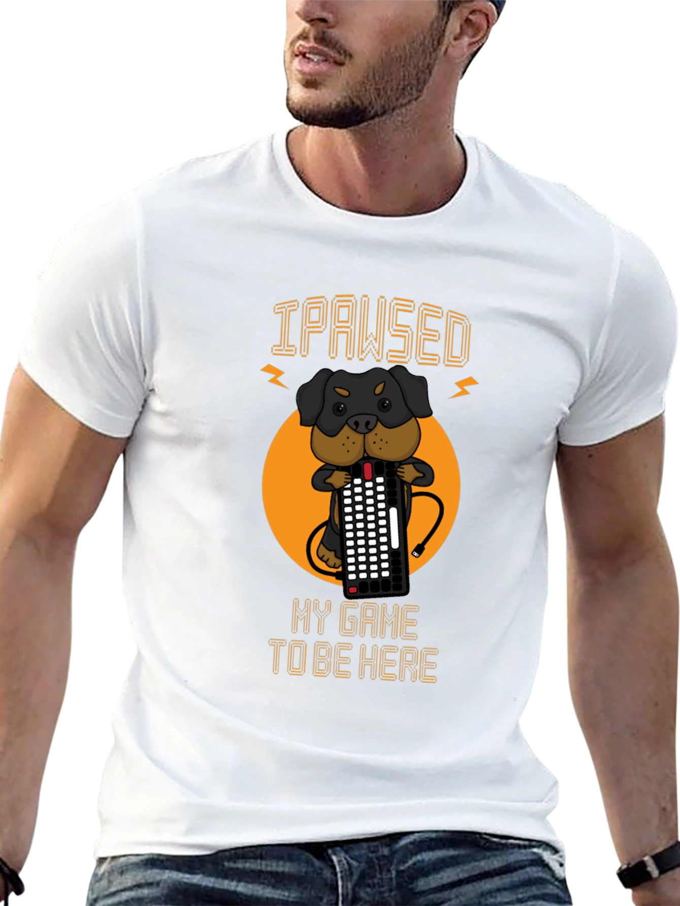 I PAUSED My Game to Be Here Graphic T-Shirt