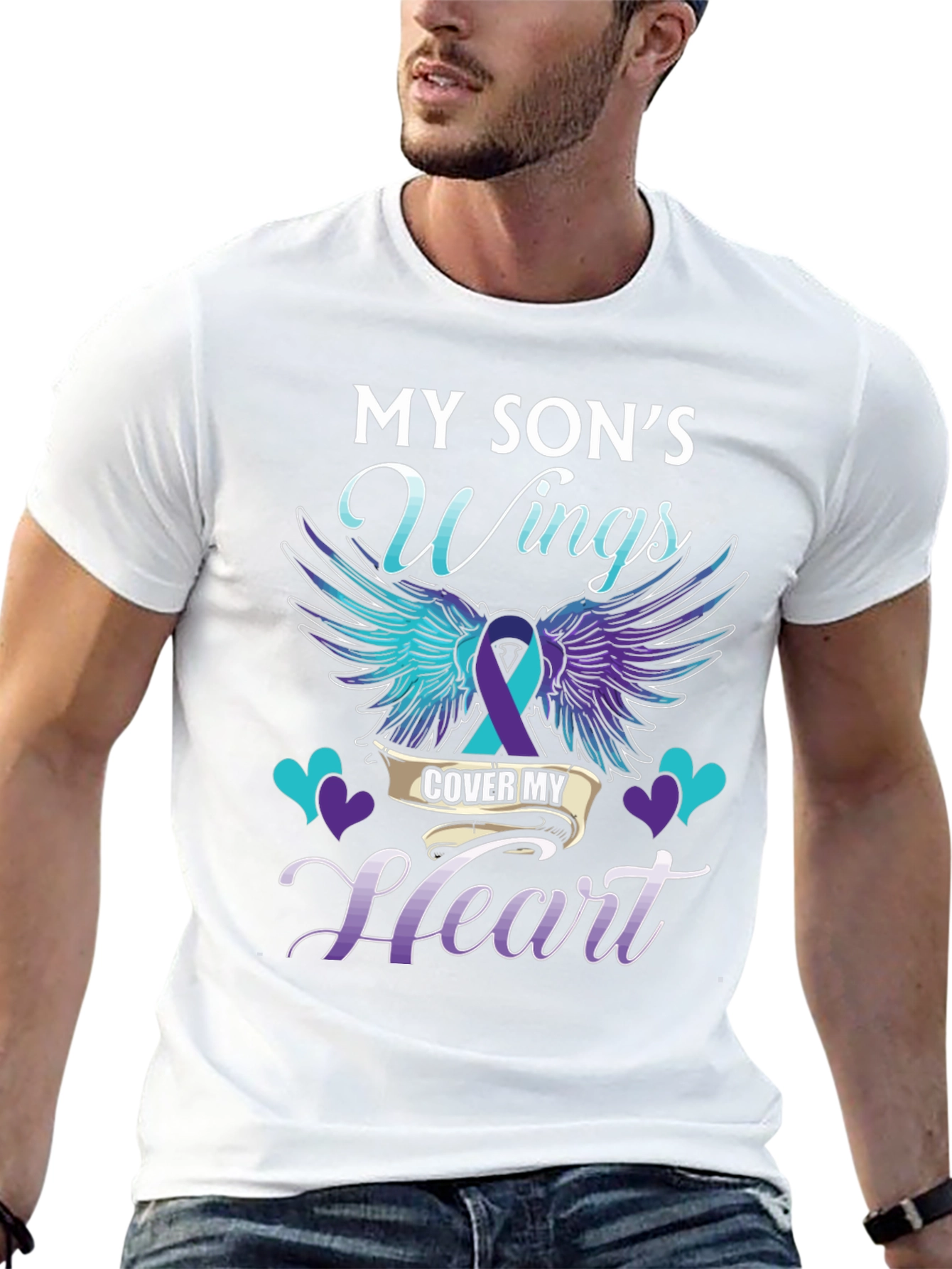 My Sons Wings Cover My Heart T-Shirt