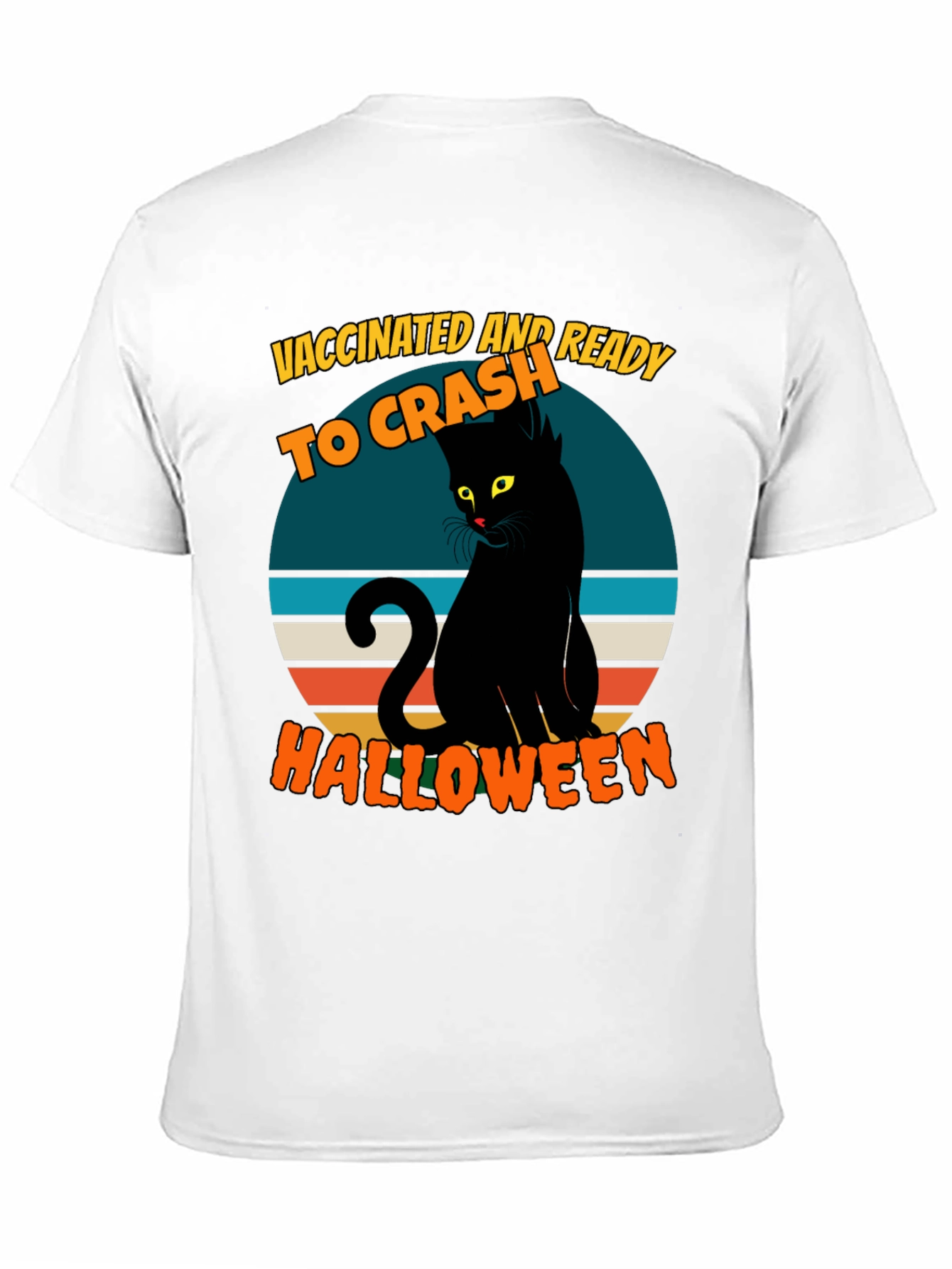 Vaccinated Cat Halloween T-Shirt