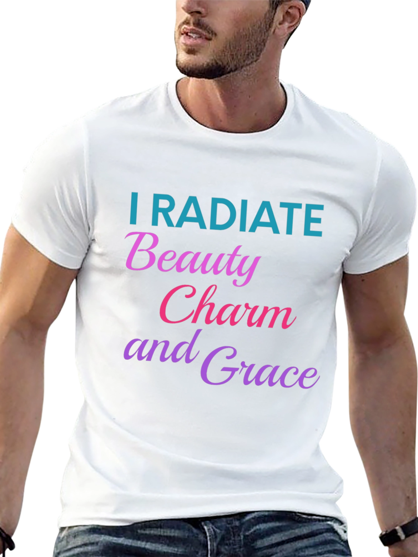 I Radiate Beauty Charm Grace Graphic Tee