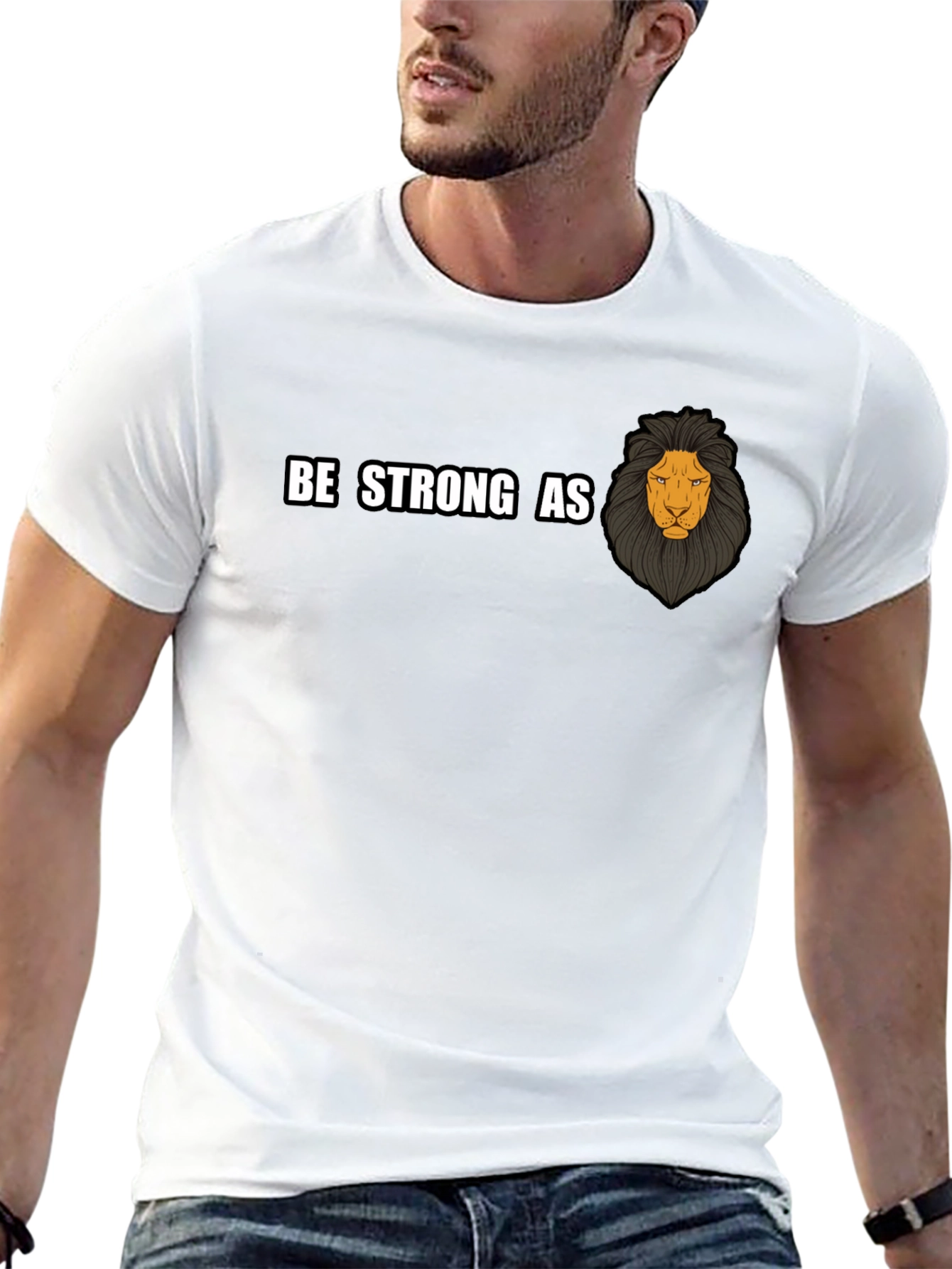 Be Strong As Lion Graphic T-Shirt