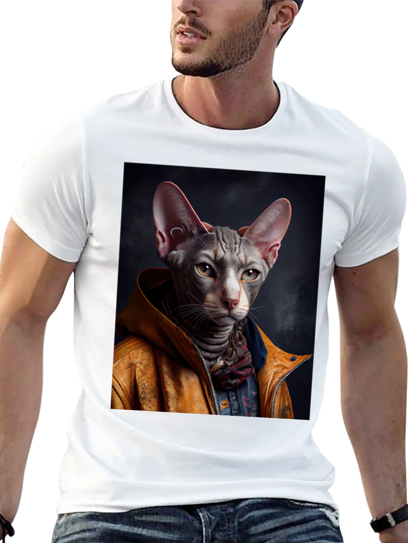 Cool Cat T-Shirt - Unique Graphic Tee