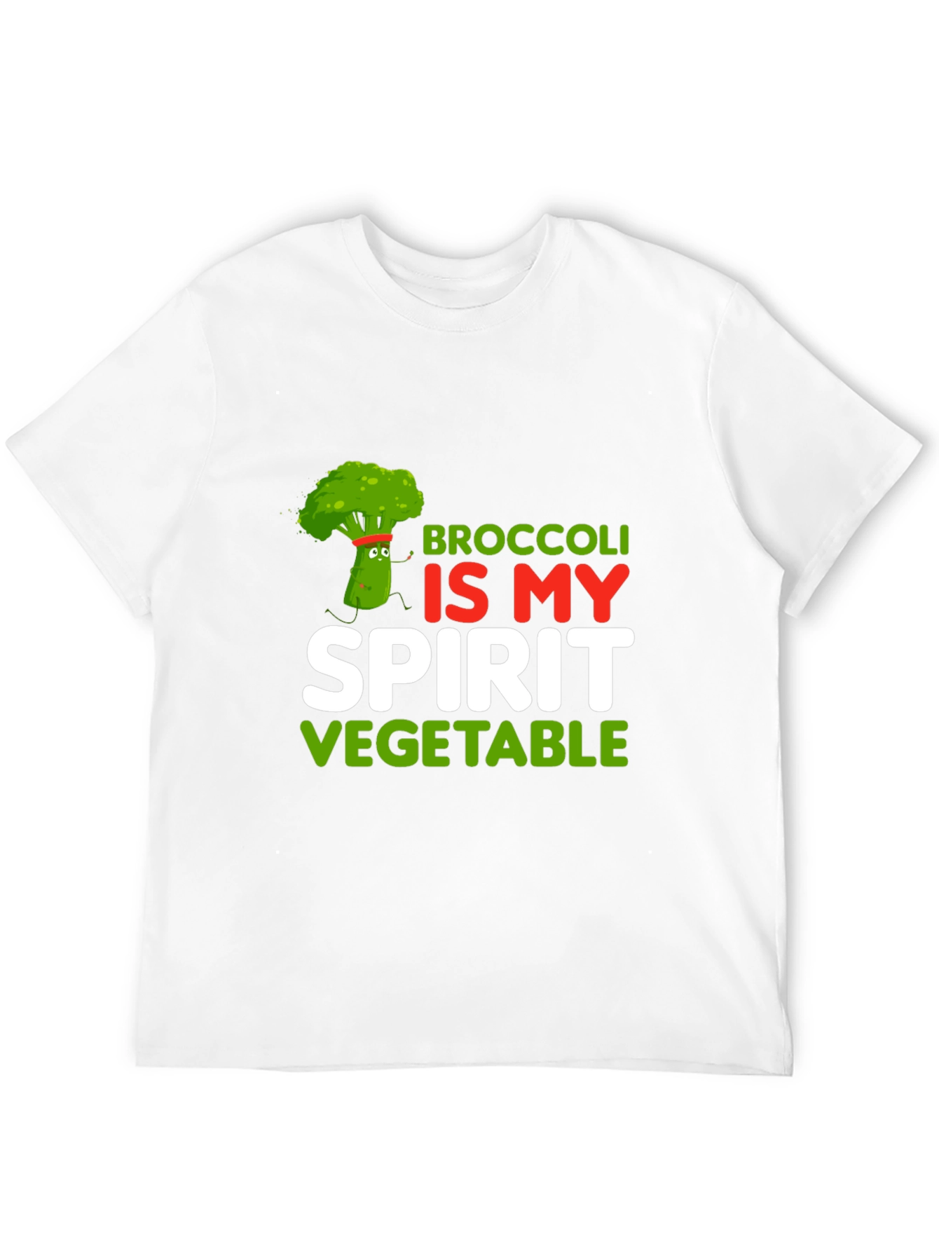 Broccoli Is My Spirit Vegetable Funny T-Shirt