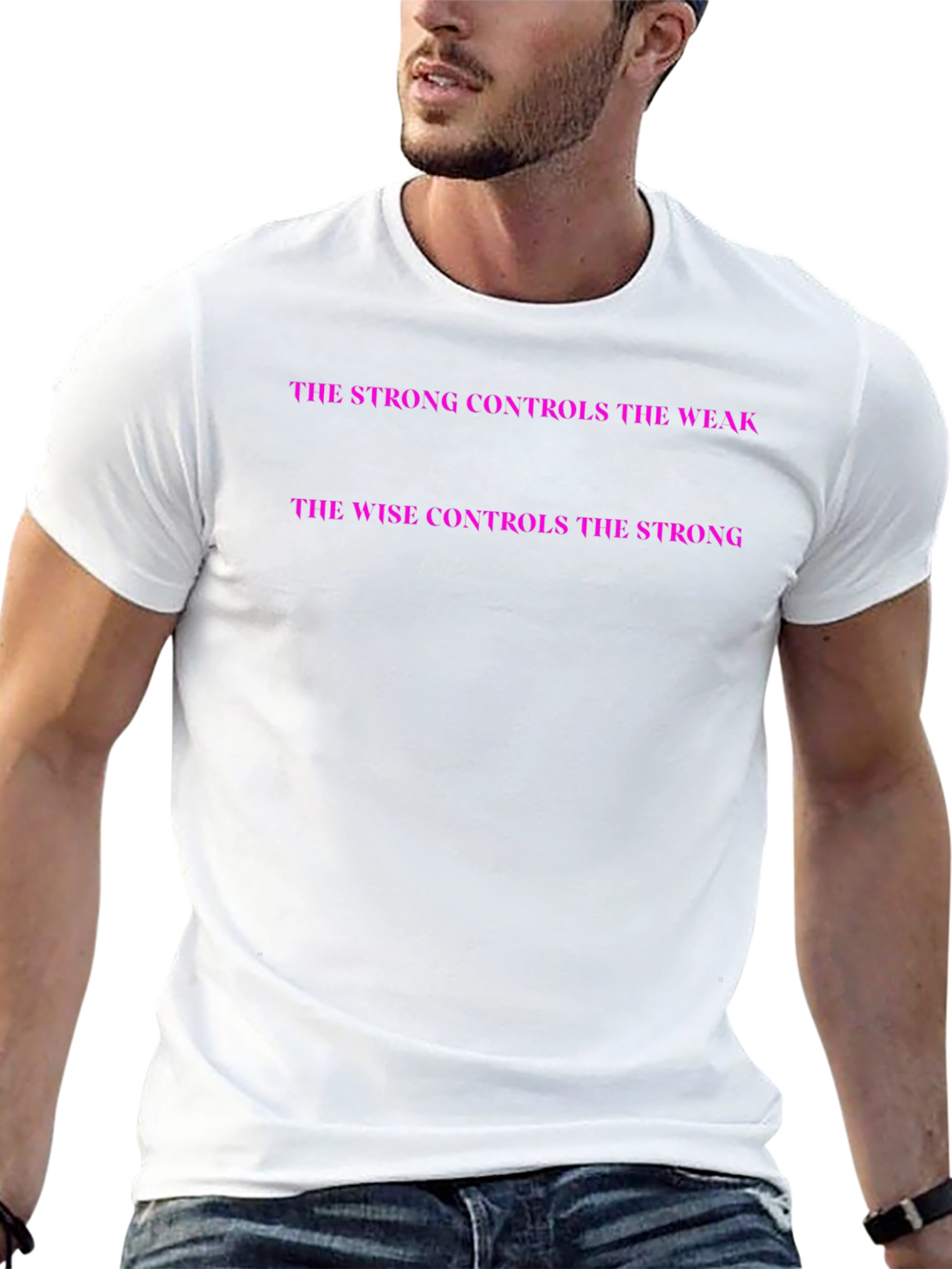 The Wise Controls The Strong Statement Tee