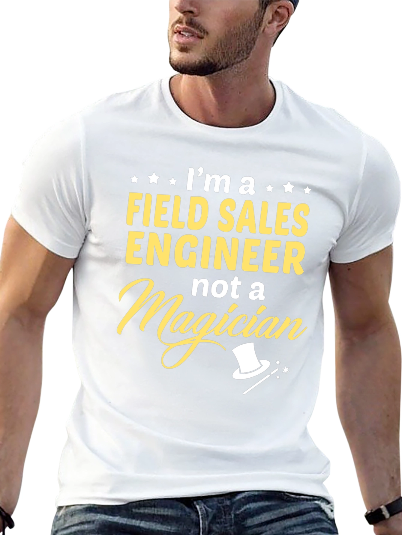 Field Sales Engineer Not A Magician Graphic Tee