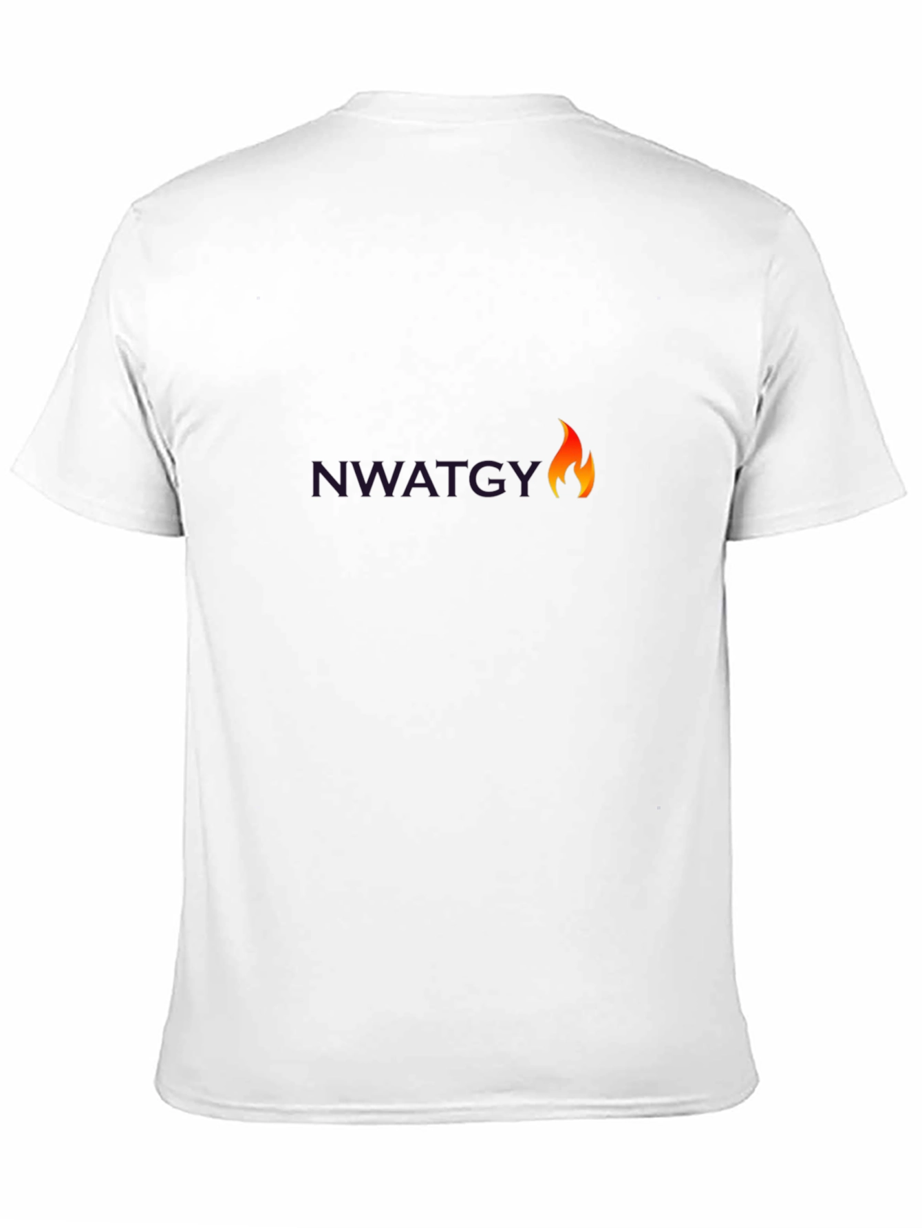 NWATCHY Flame Graphic Tee