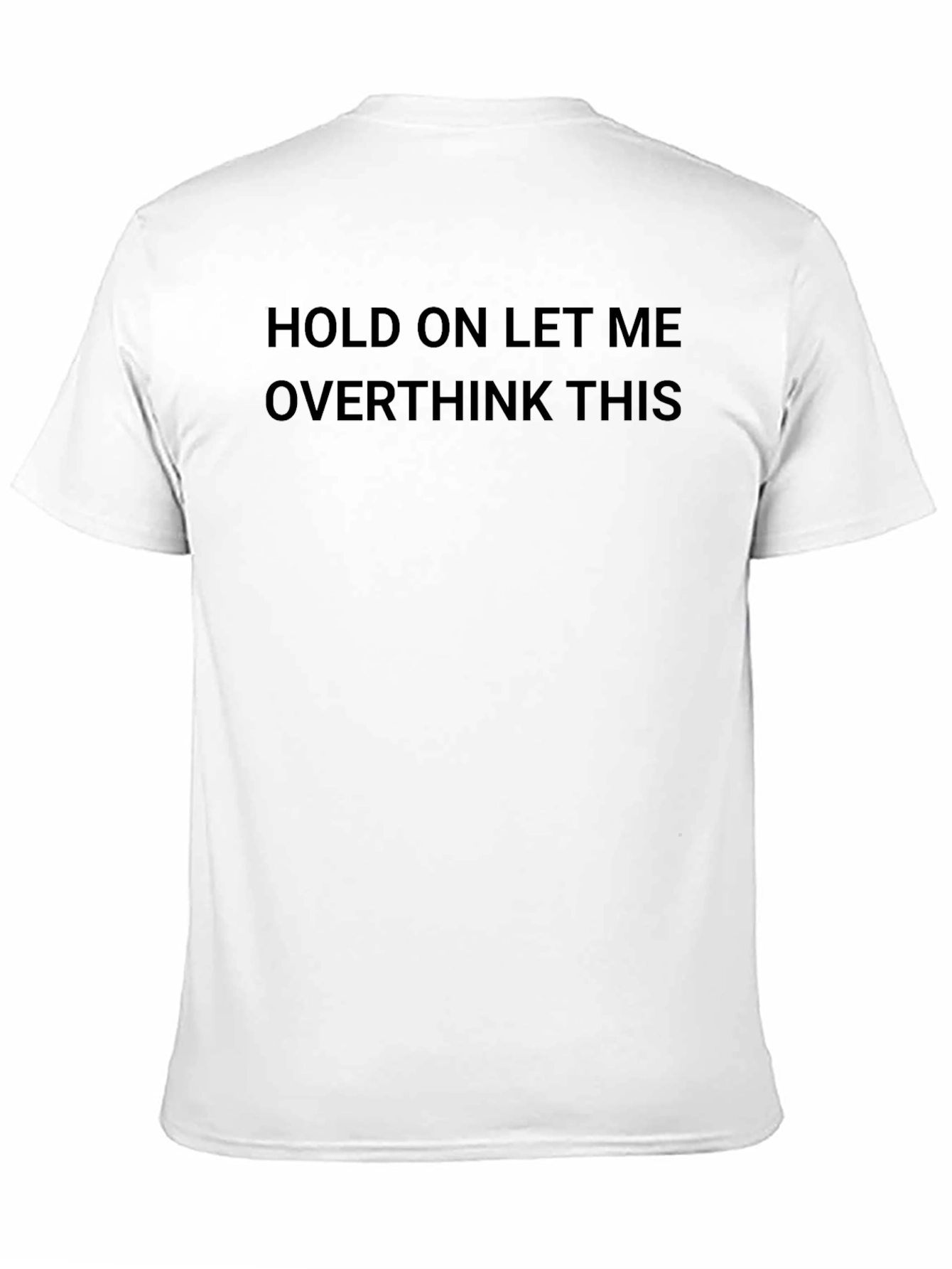 Overthink This Black T-Shirt