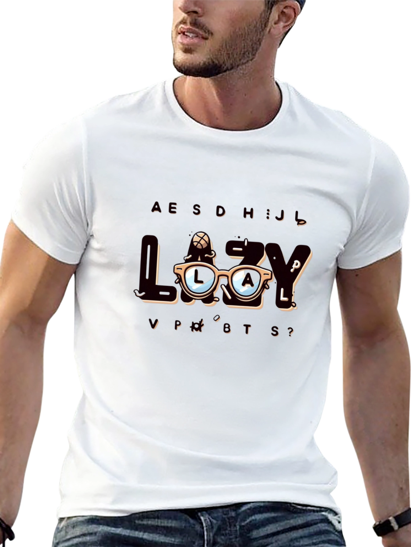 LAZY Funny Graphic Tee - Comfortable Cotton