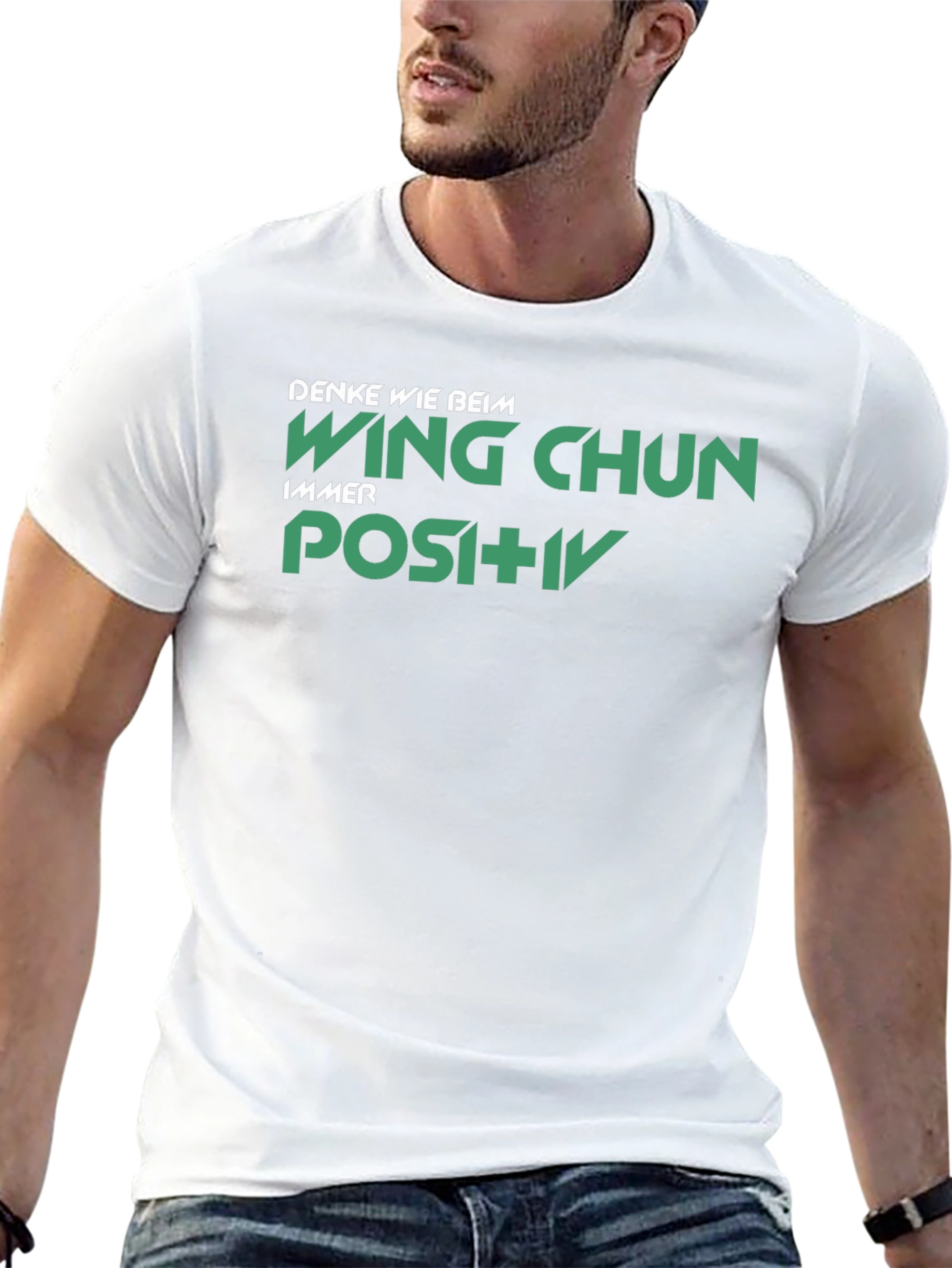 Wing Chun Positive Black T-Shirt