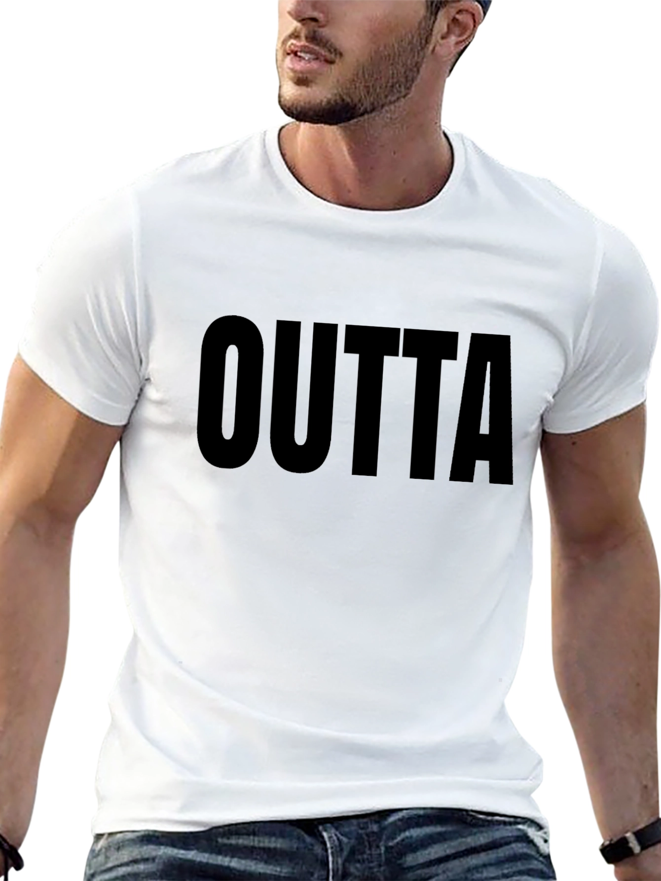 Outta T-Shirt - Bold Black Tee