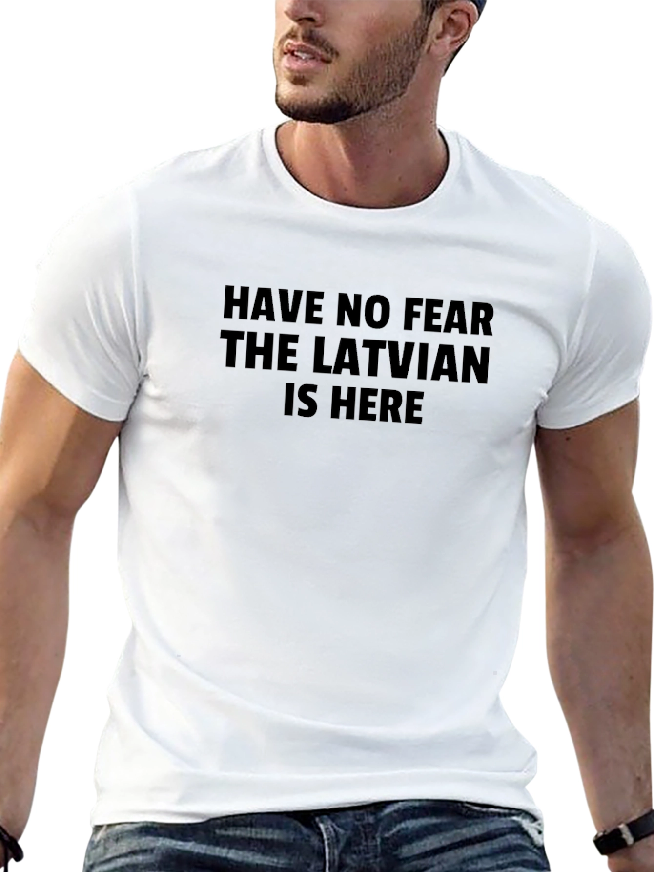 Latvian Here T-Shirt - Funny Humor Tee