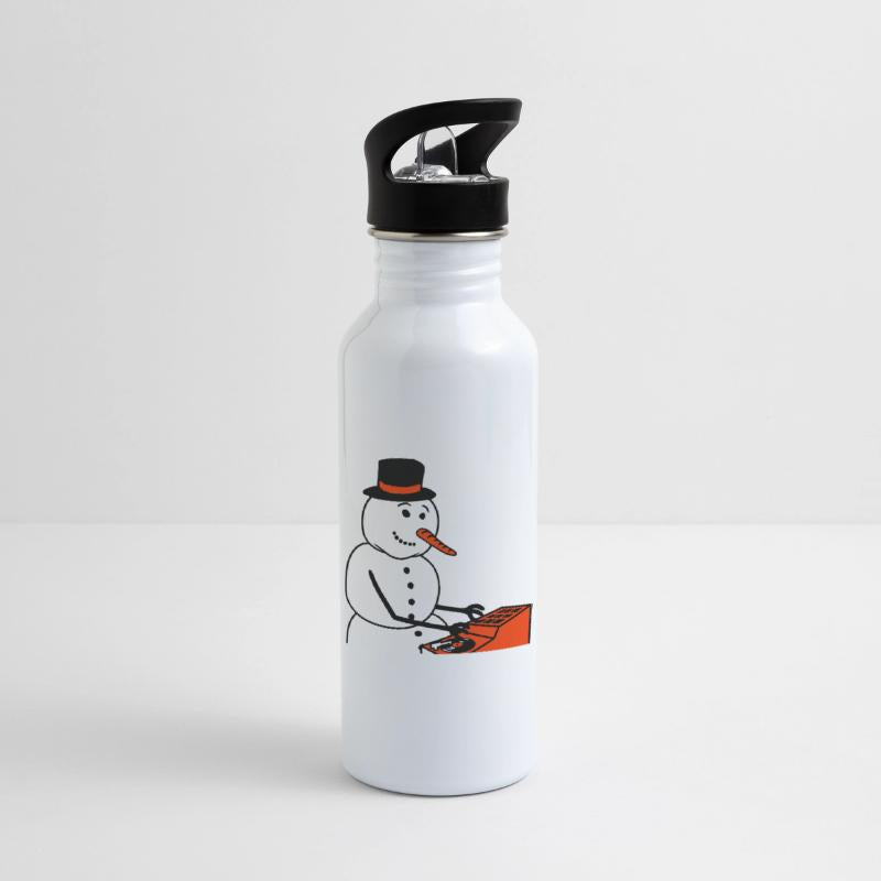 Winter DJ Snowman Mixer Mixing Console Music Party