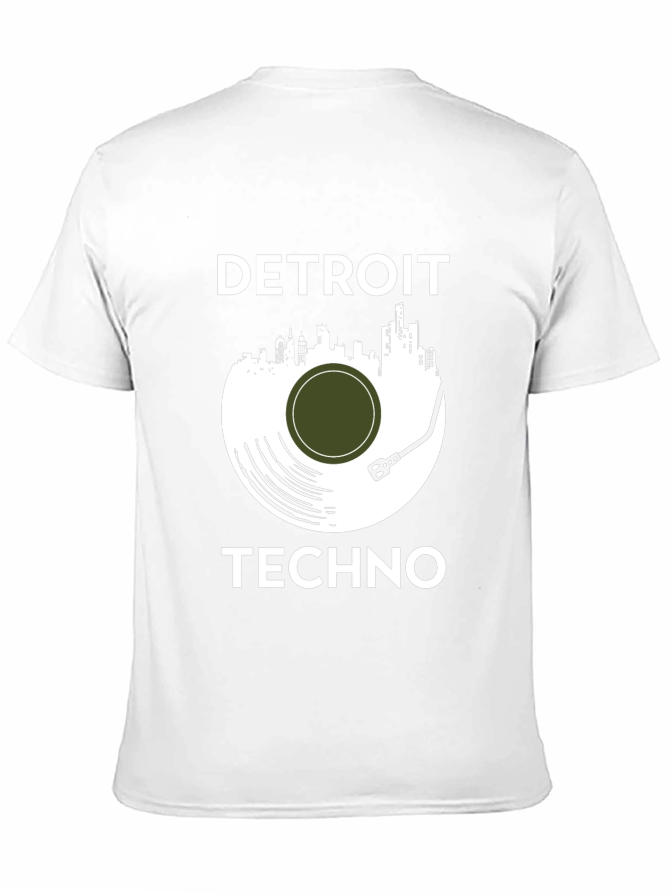Detroit Techno Graphic Tee - Unisex Black T-Shirt
