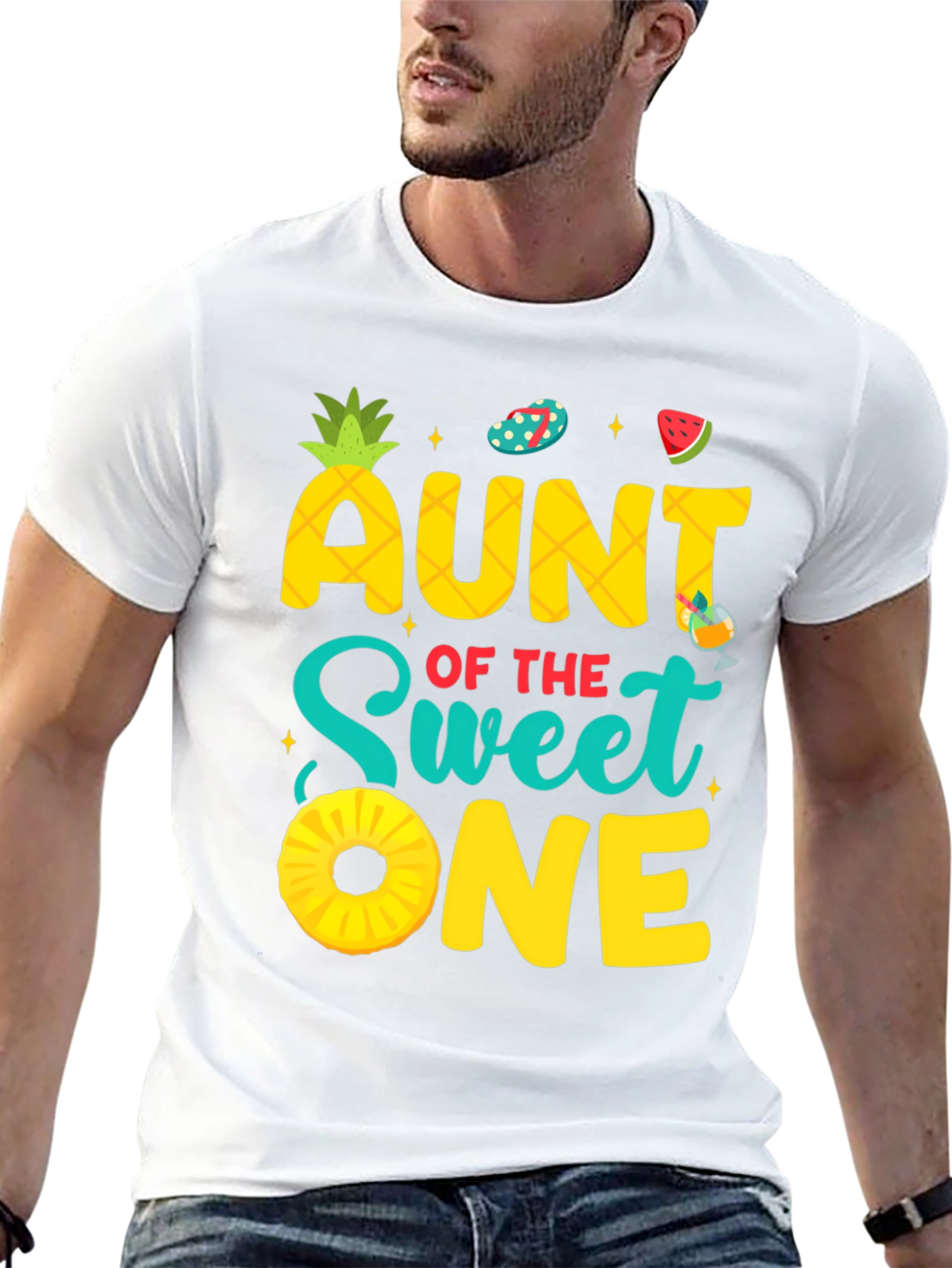 Aunt of the Sweet One T-Shirt | Summer Vibes