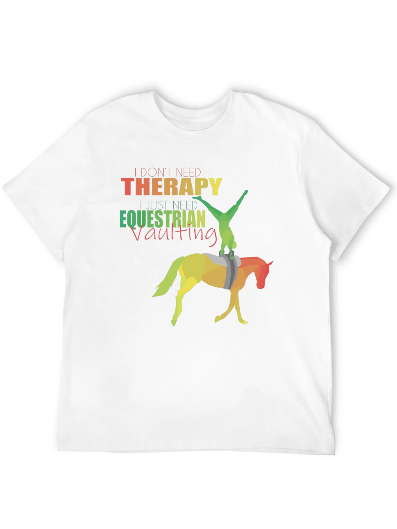 Equestrian Vaulting T-Shirt - Therapy Alternative