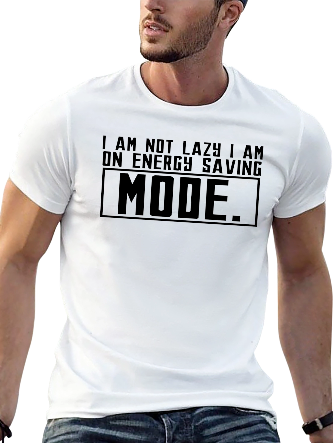 Energy Saving Mode T-Shirt - Funny Graphic Tee