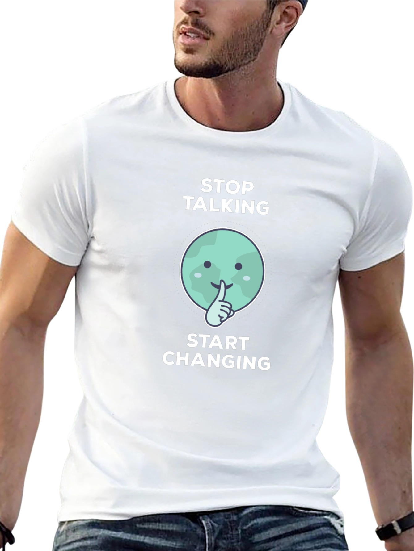 Stop Talking Start Changing Graphic Tee