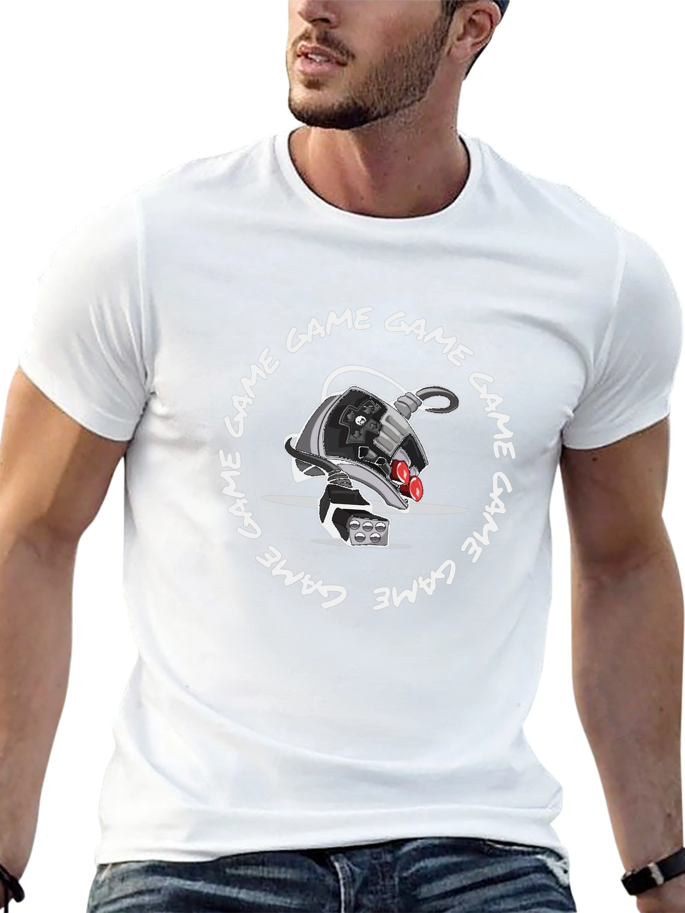 Gamer T-Shirt: Retro Game Controller Design
