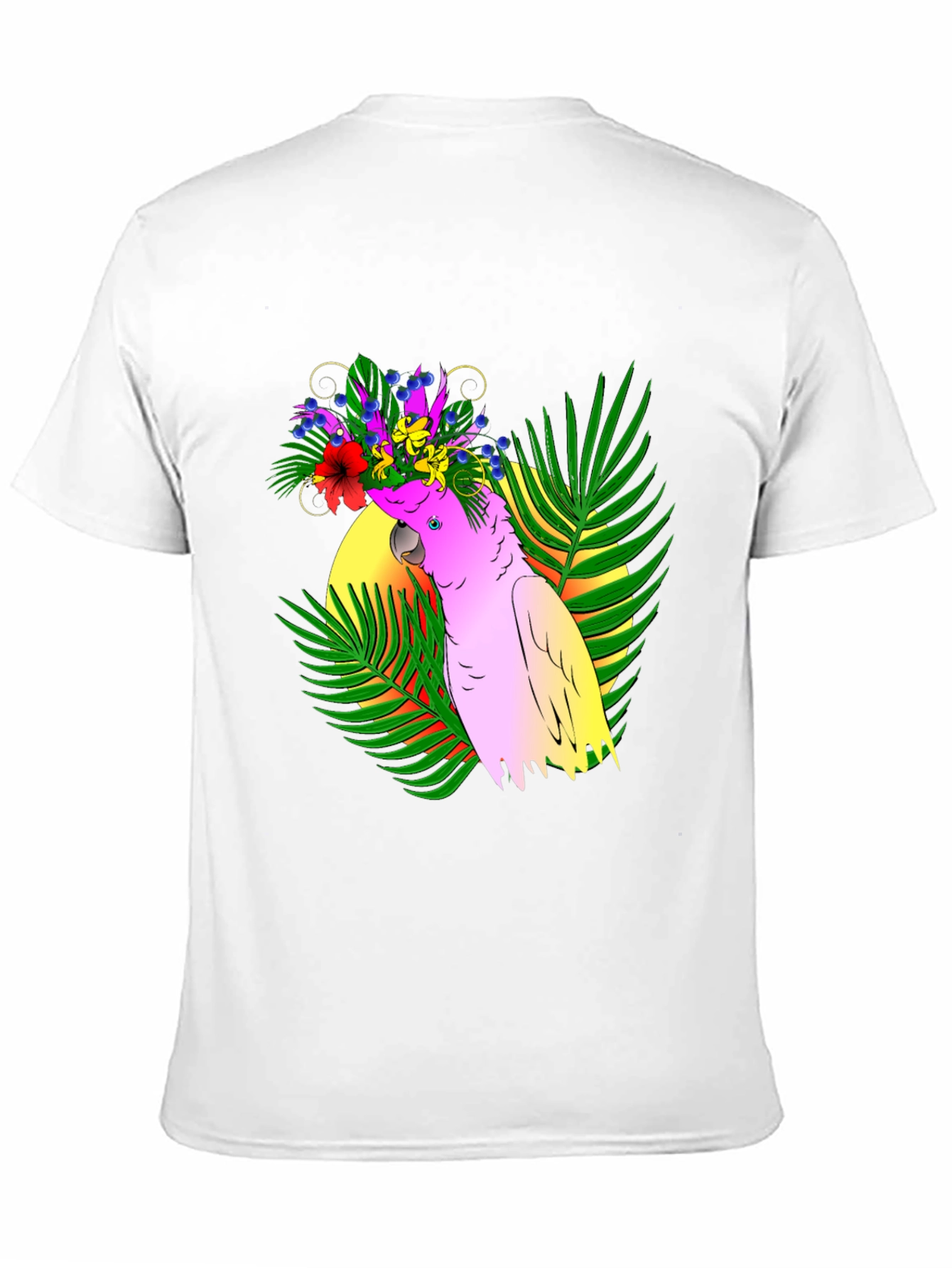 Tropical Parrot T-Shirt - Island Vibes
