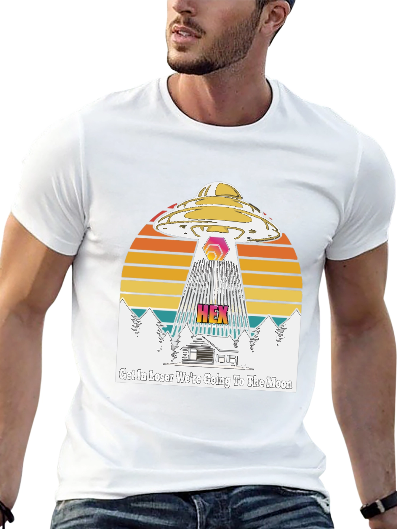 HEX Crypto UFO Graphic Tee
