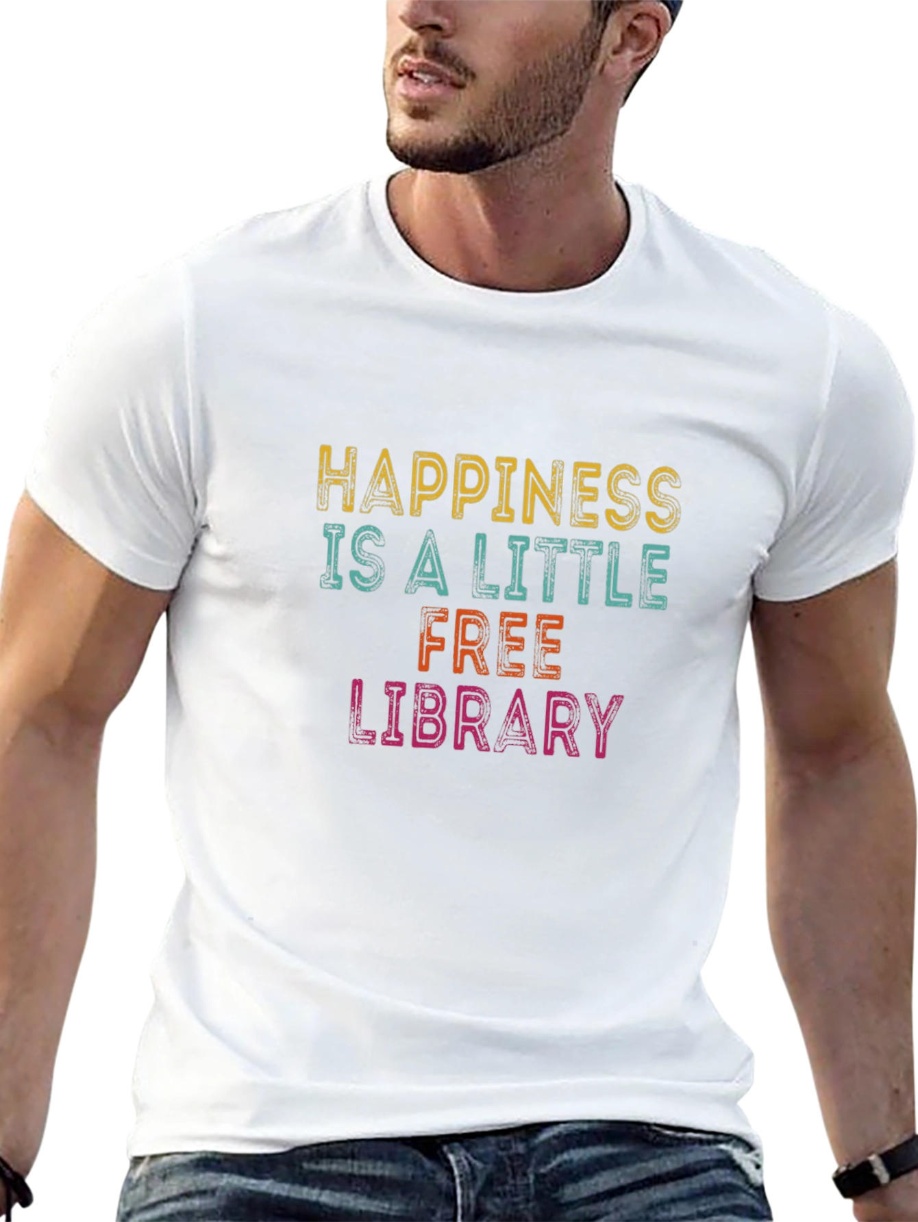 Happiness is a Free Library T-Shirt