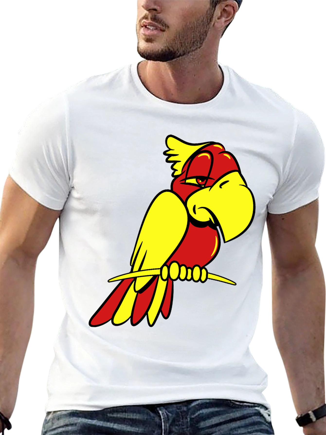 Cool Parrot Graphic Tee