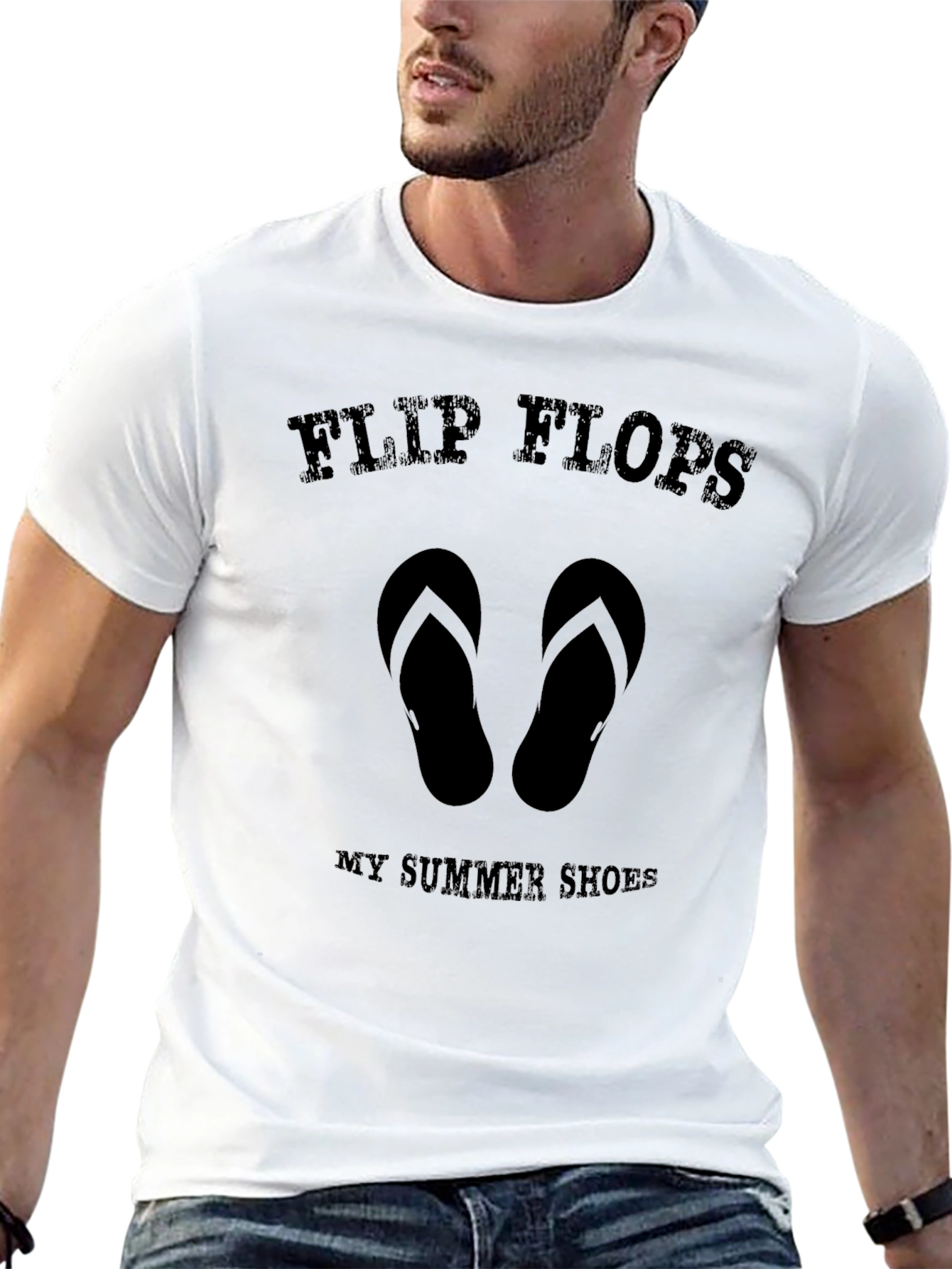Flip Flops My Summer Shoes Graphic Tee